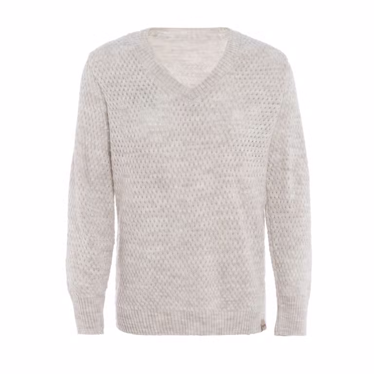 Ilse V-Neck Pullover Beige - 40/42
