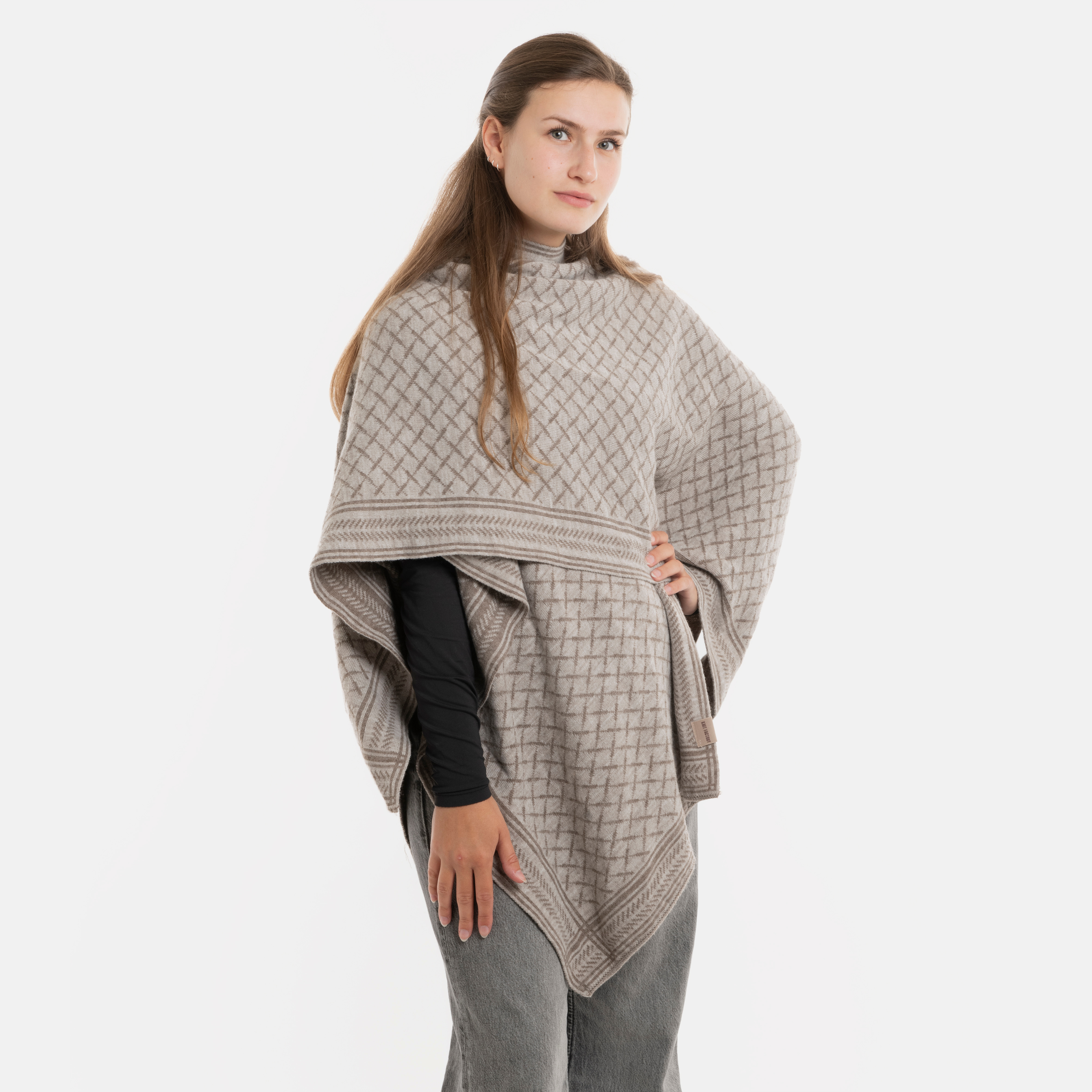 Dusk Shawl Wrap Marron/Iced Clay