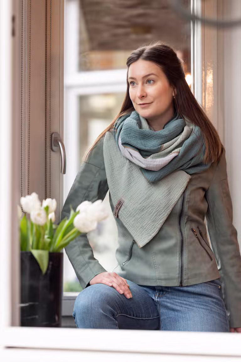 Fay Omslagdoek Stone Red/Roze