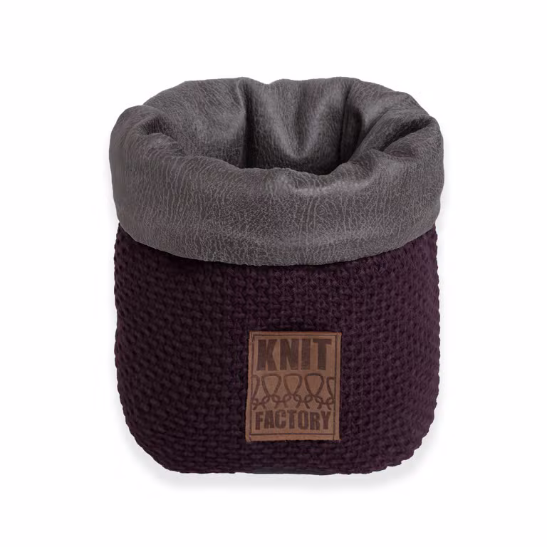 Lynn Panier Aubergine - 25 cm