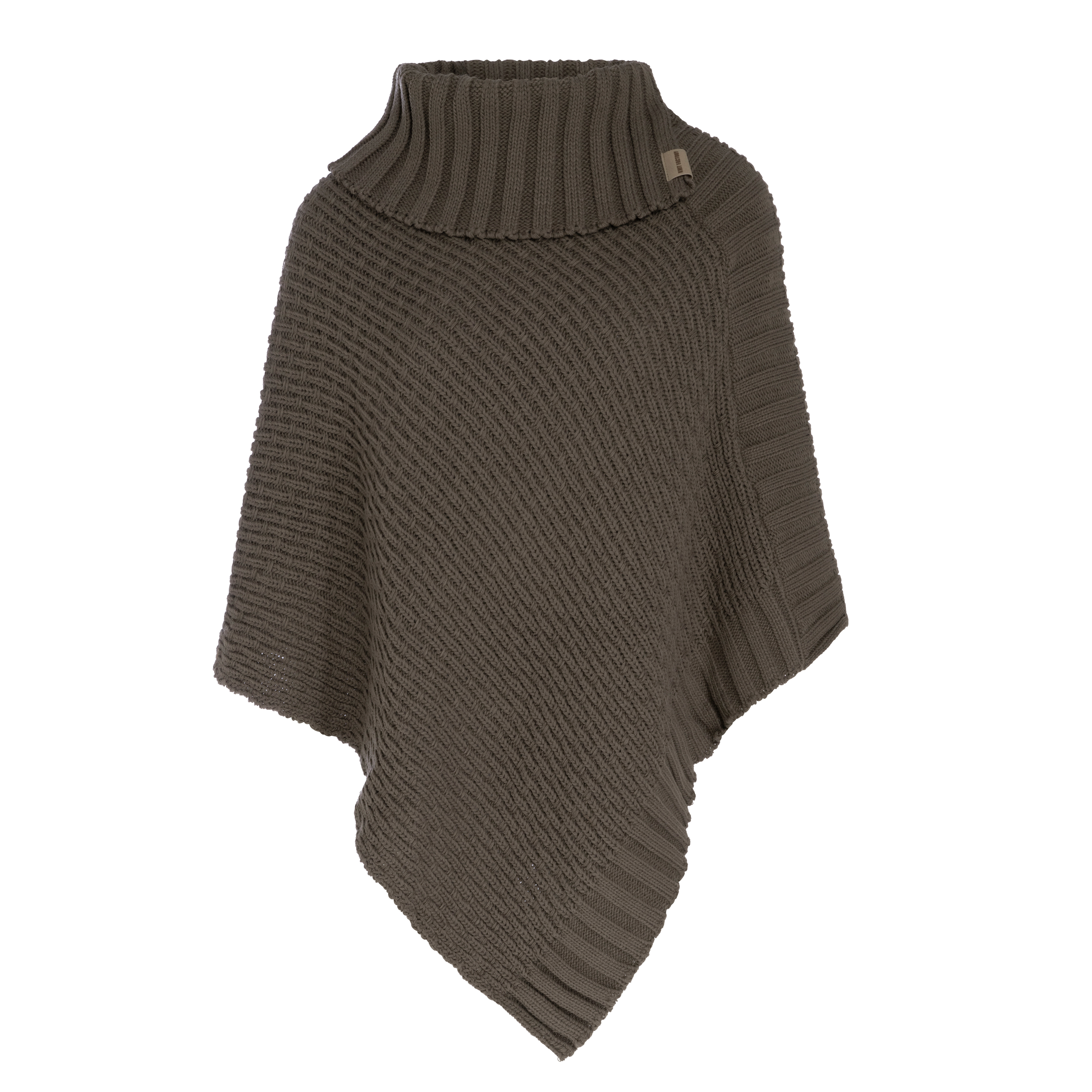 Nicky Gebreide Poncho Cappuccino