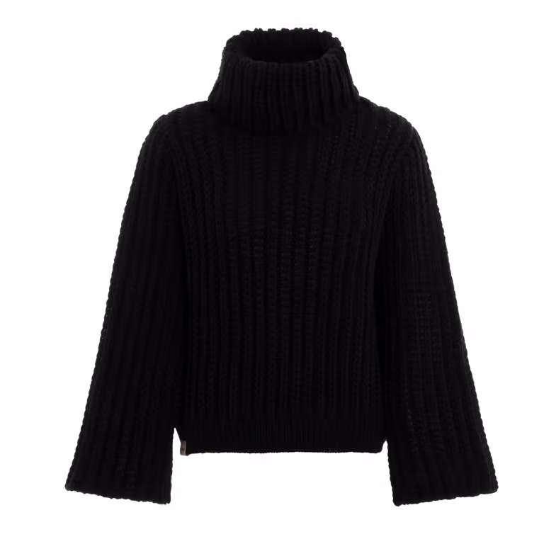 Kris Pull à Col Roulé Noir - 40/42