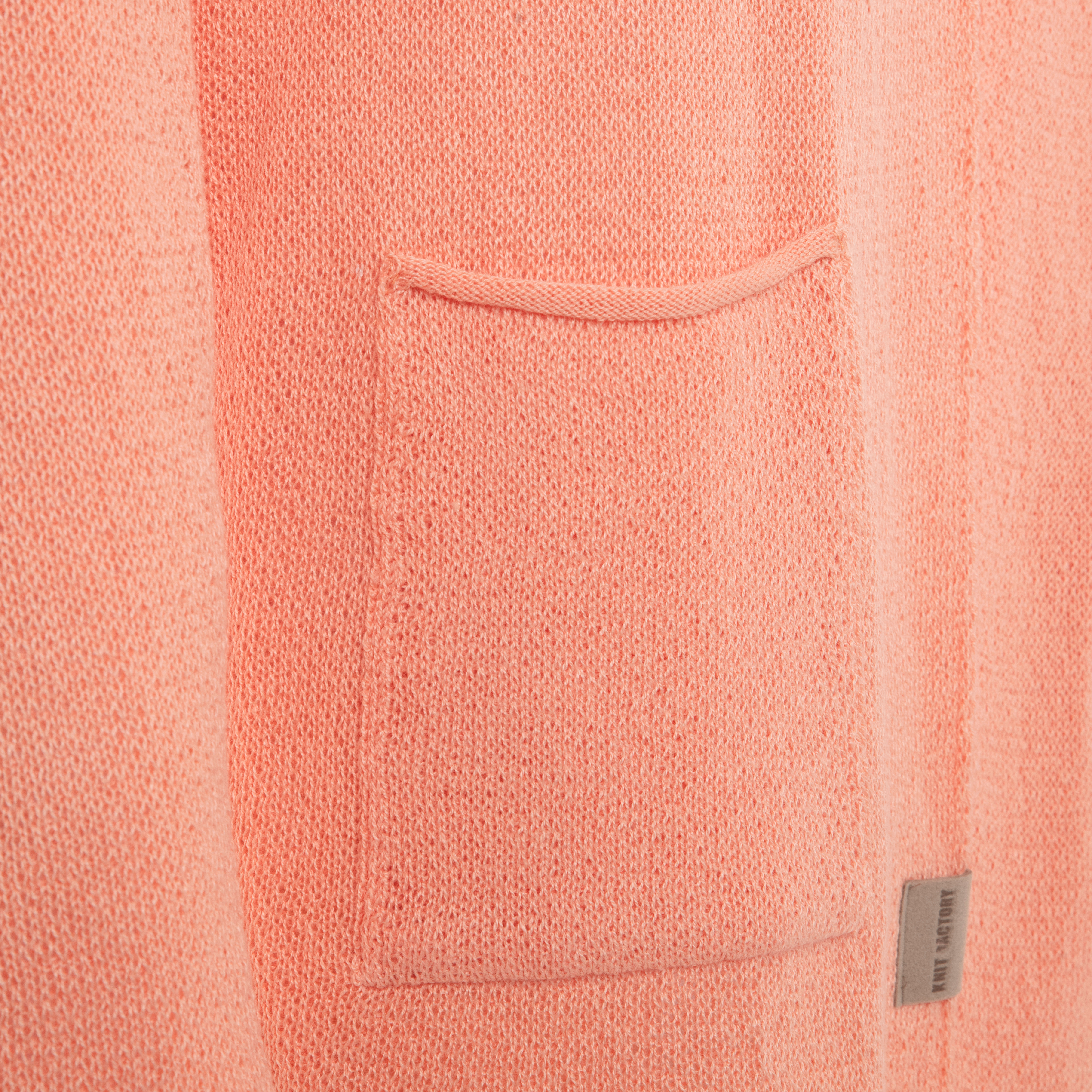 Ella Gebreid Vest Apricot - 40/42