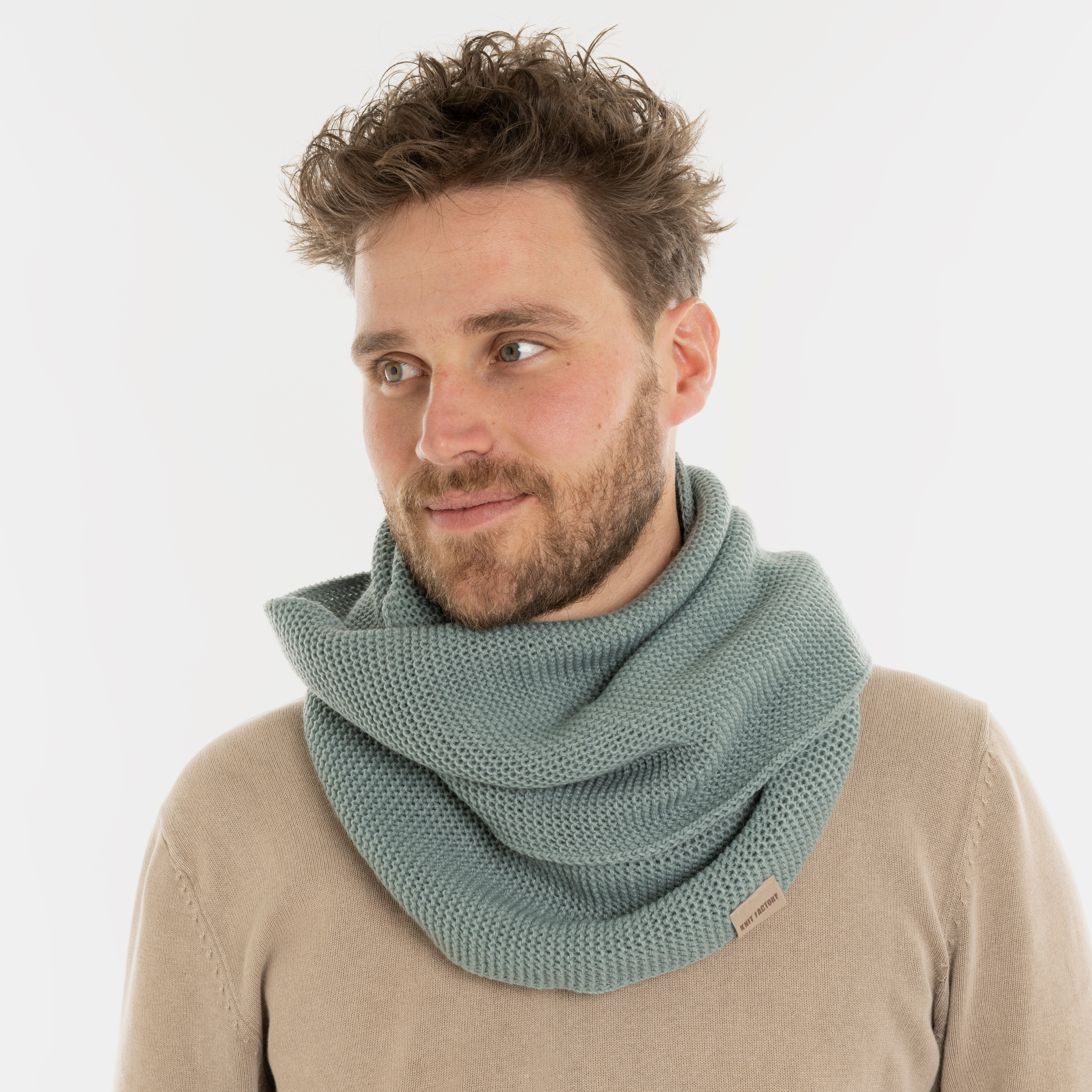 Jamie Infinity Scarf Stone Green