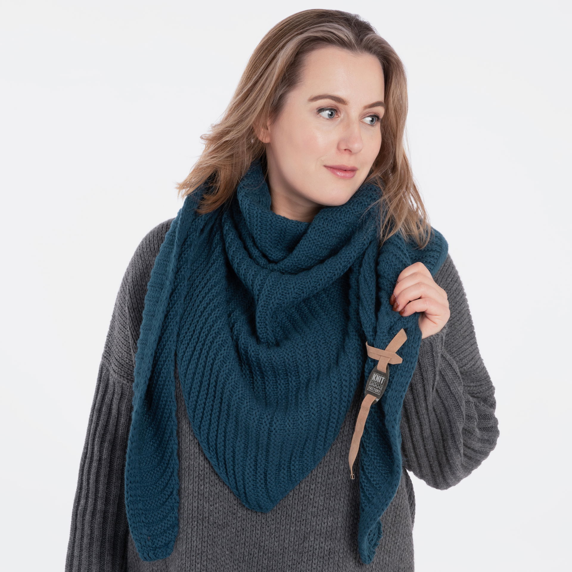 Demy Triangle Scarf Petrol