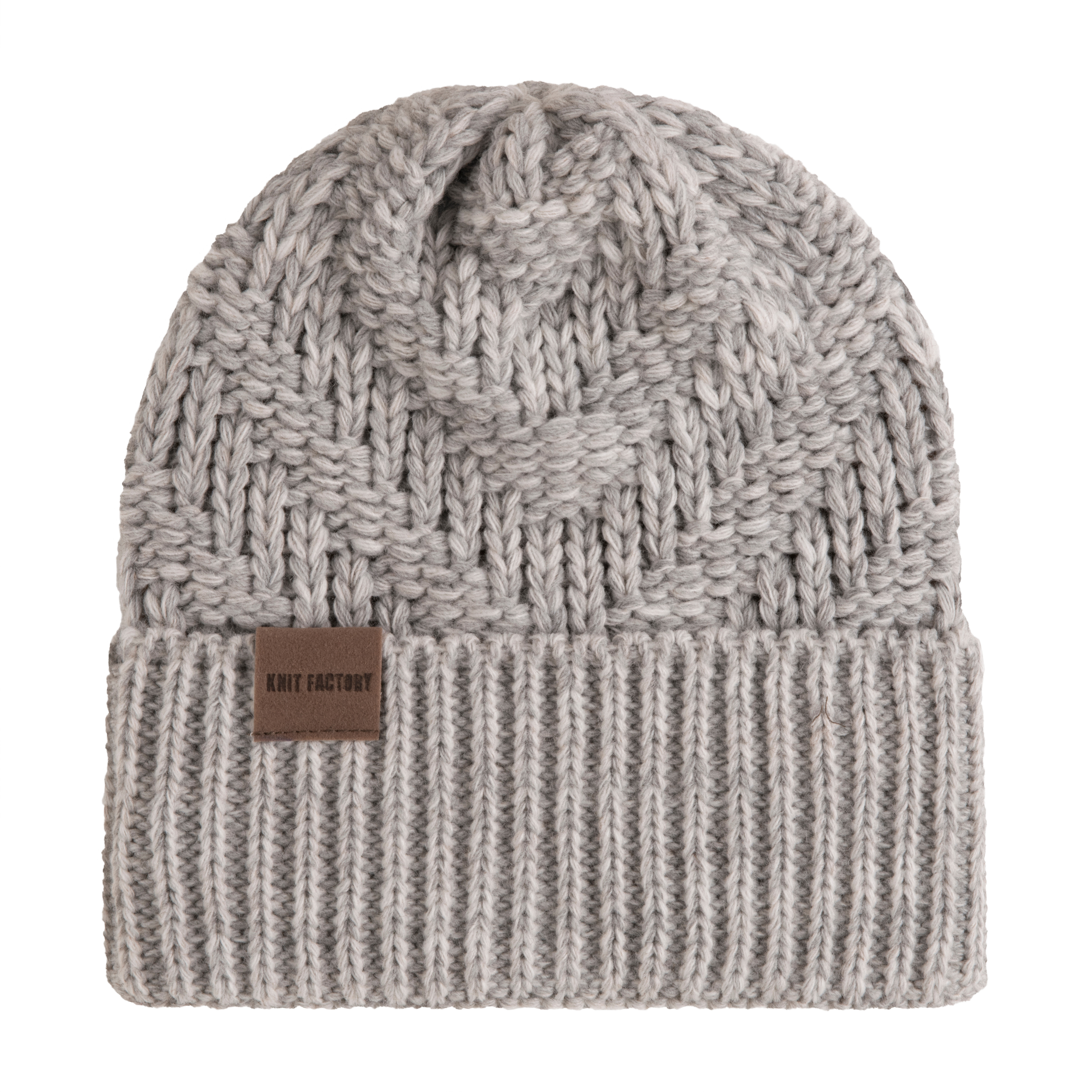 Sally Beanie Light Grey/Beige