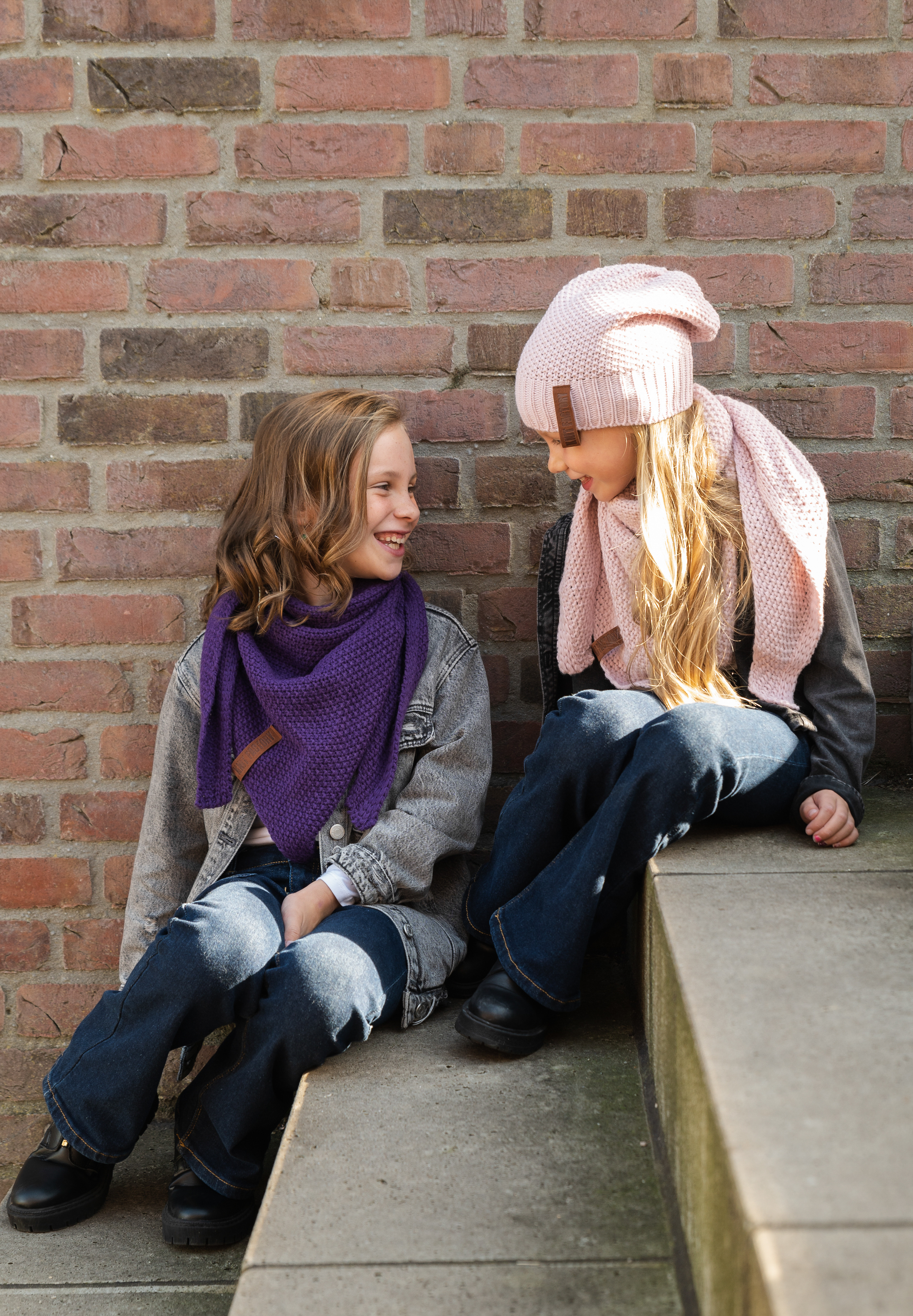 Coco Omslagdoek Junior Donkerbruin