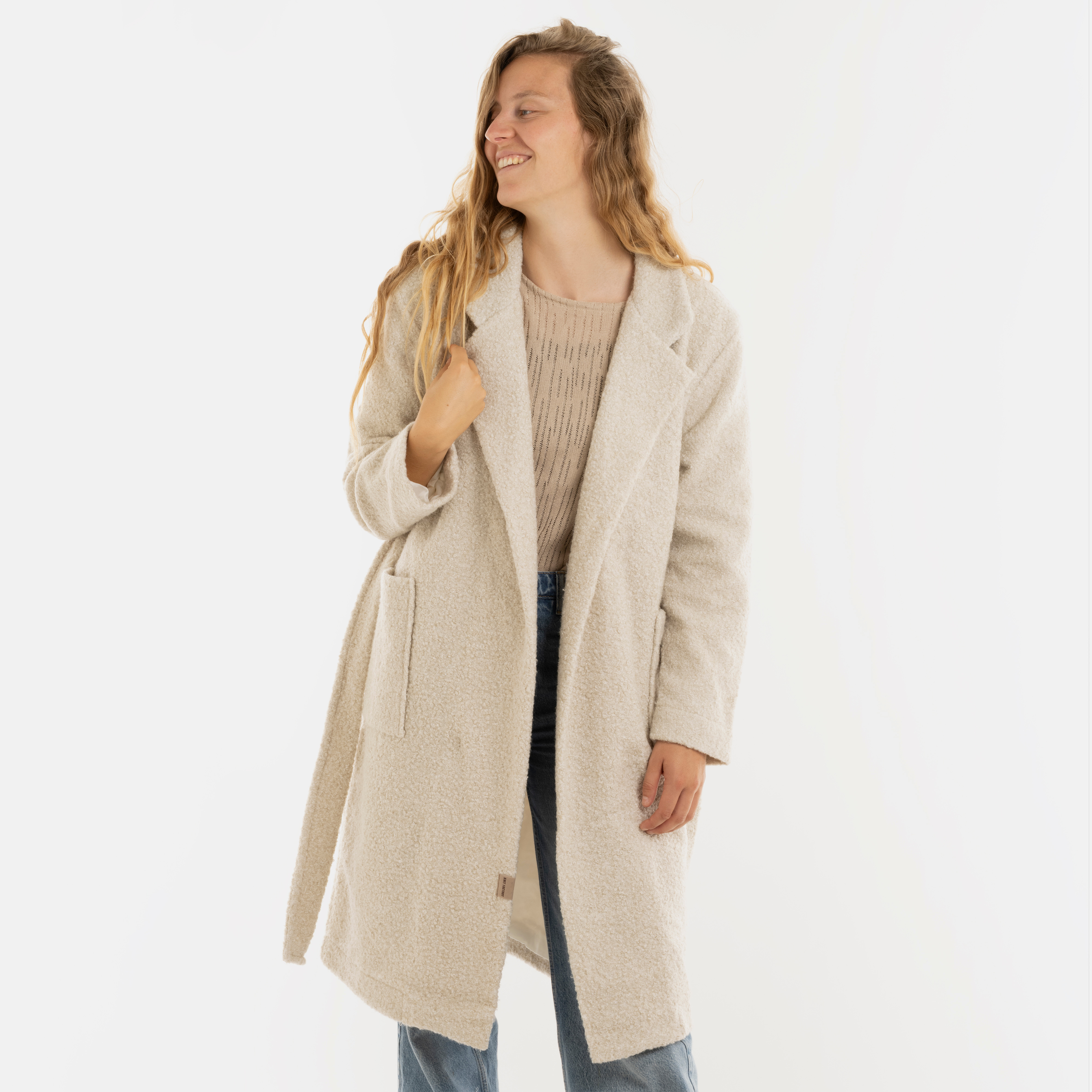 Esra Mantel Beige - 40/42