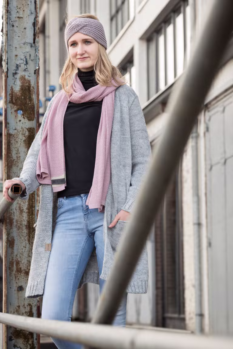 June Sjaal Taupe