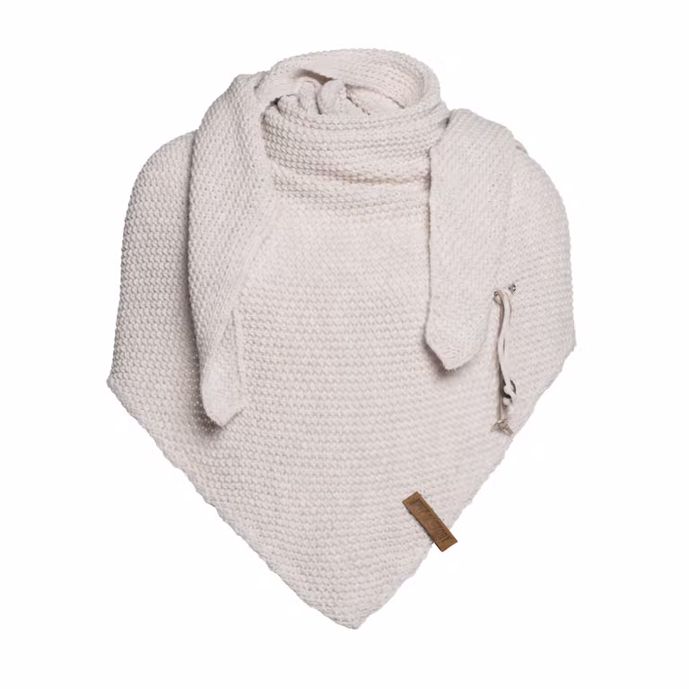 Coco Triangle Scarf Beige