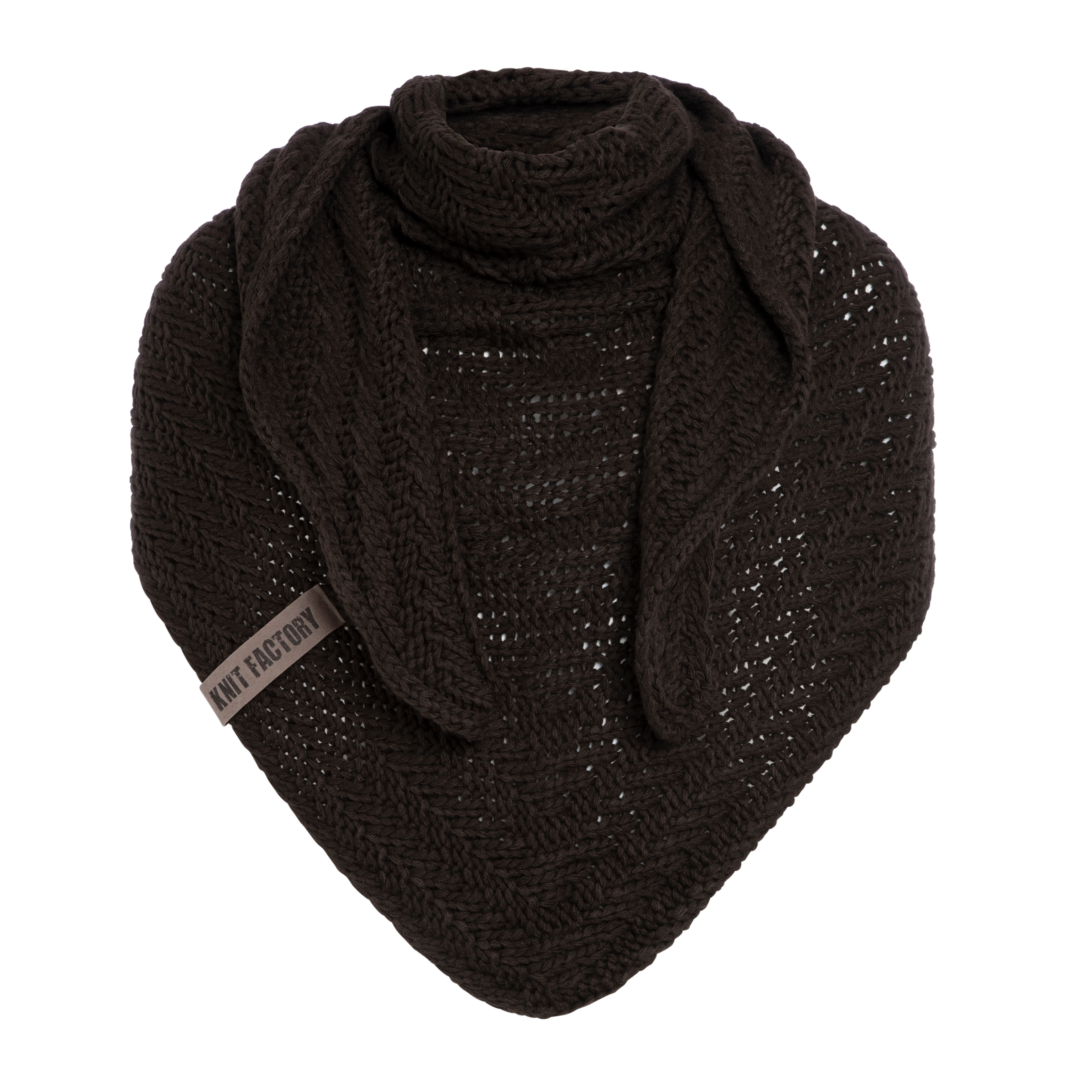 Sally Omslagdoek Donkerbruin