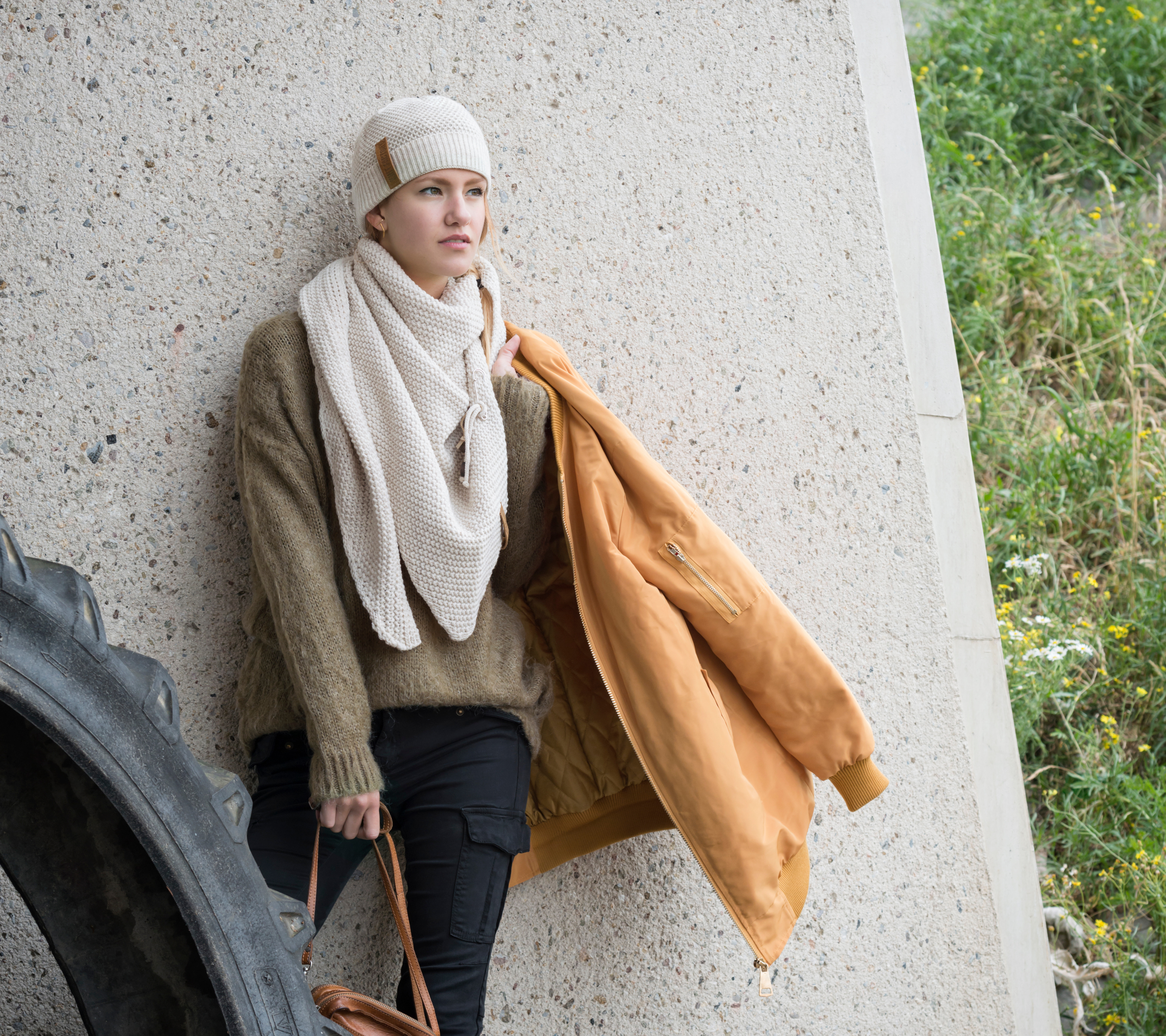 Jazz Beanie Mosgroen/Khaki