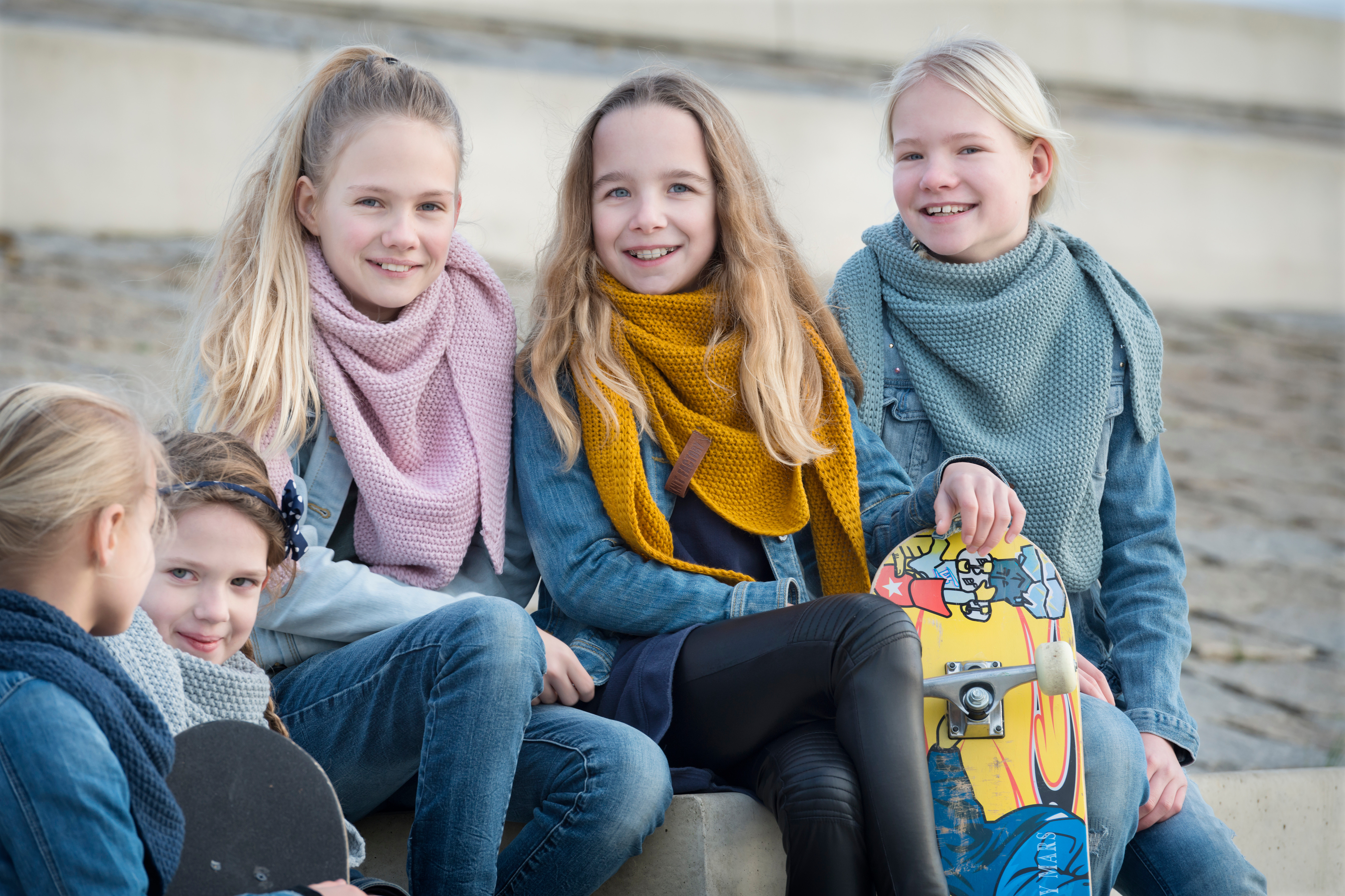 Coco Dreiecksschal Junior Ocker