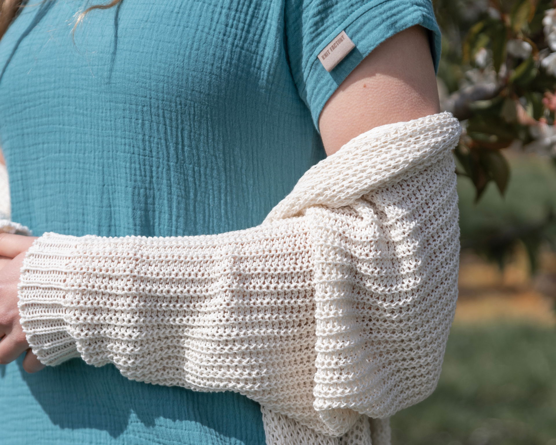 Daisy Kort Gebreid Vest Oud Roze - 40/42