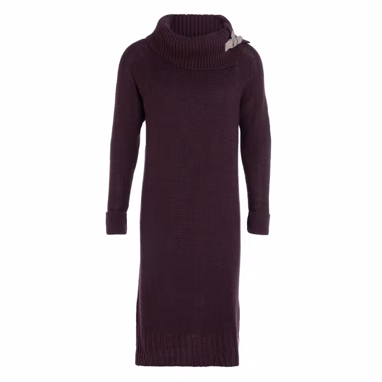 Jamie Strickkleid Aubergine - 40/42