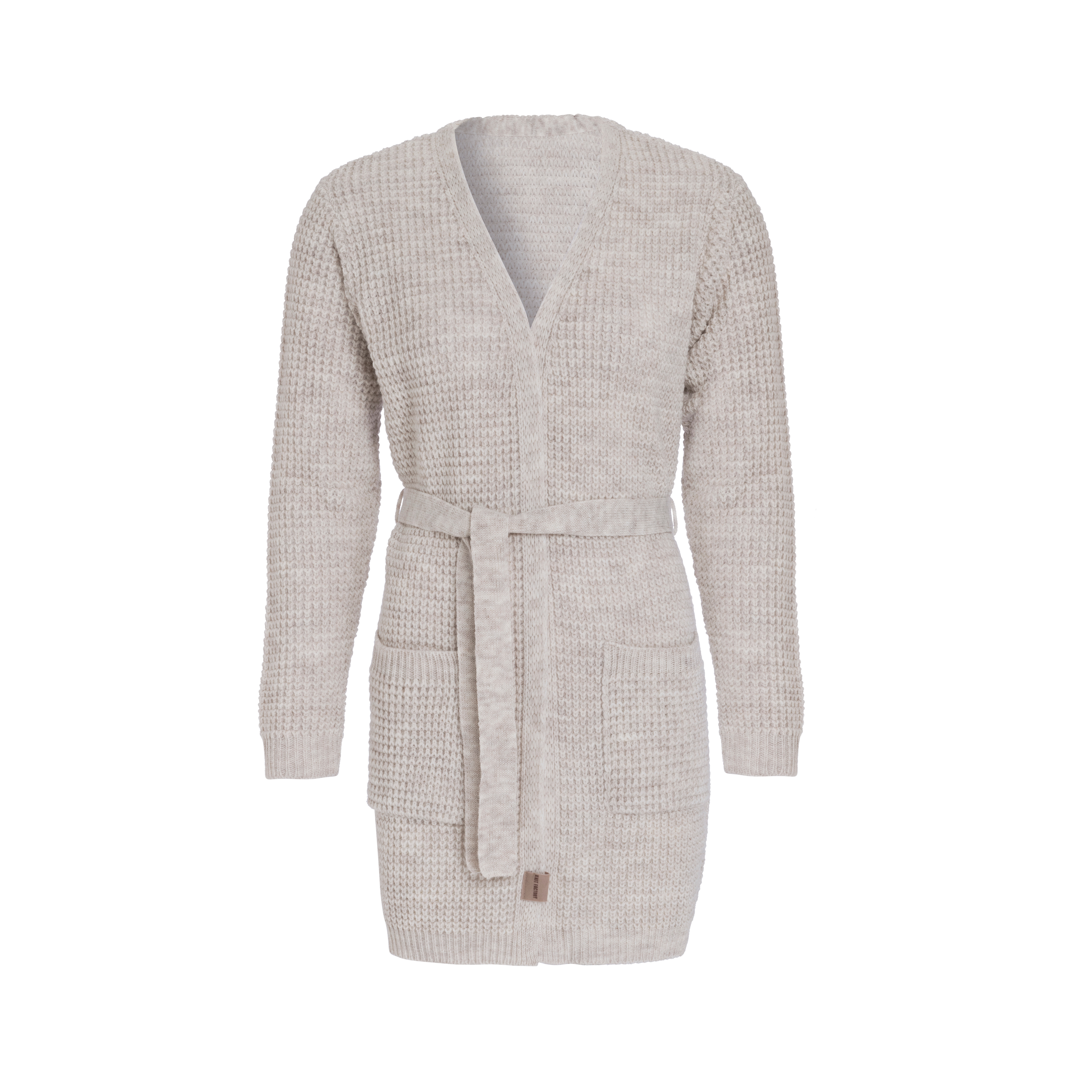 Robin Knitted Cardigan Beige - 36/38 - With side pockets Robin Knitted Cardigan Beige - 36/38 - With side pockets