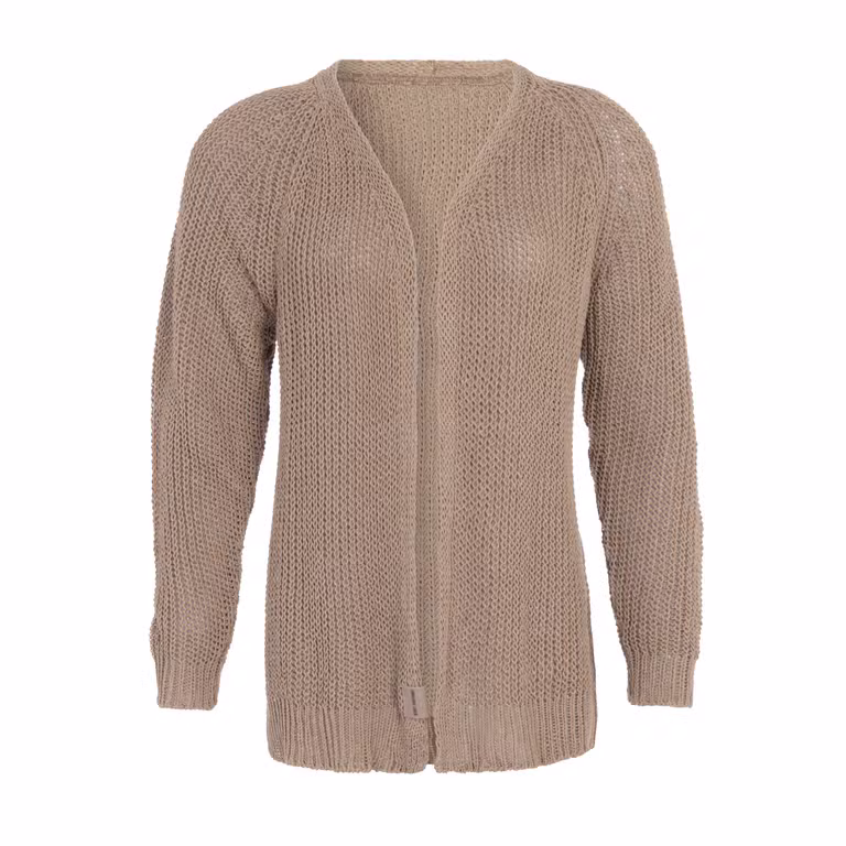 Daisy Kort Gebreid Vest Linnen - 36/38