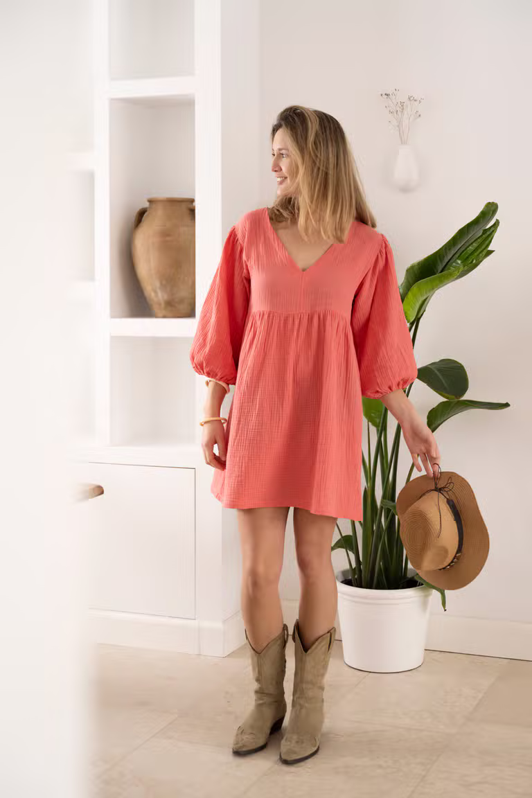 Drew Dress Ecru - 36/38