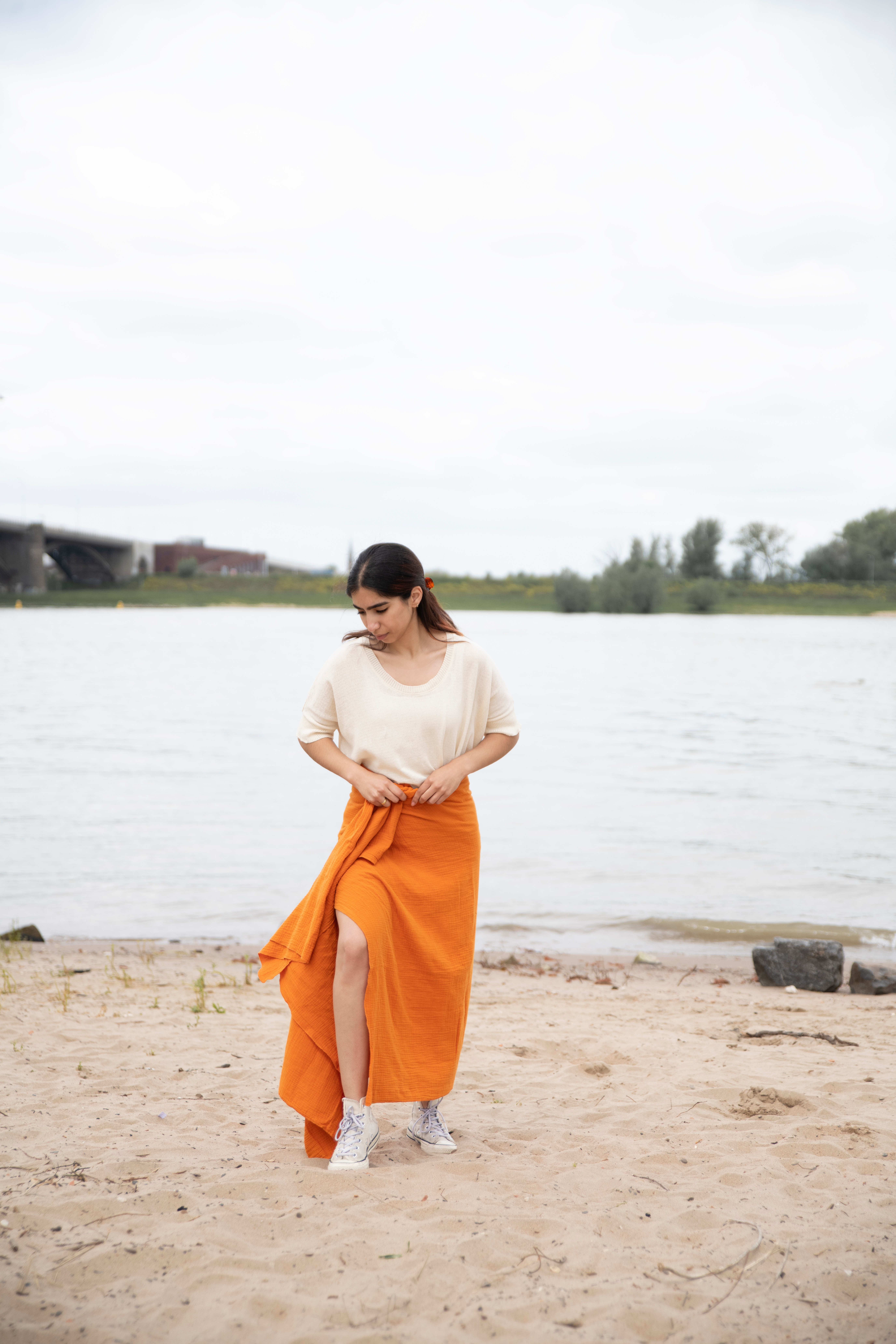 Liv Pareo - XL Musselintuch - Strandtuch Terra