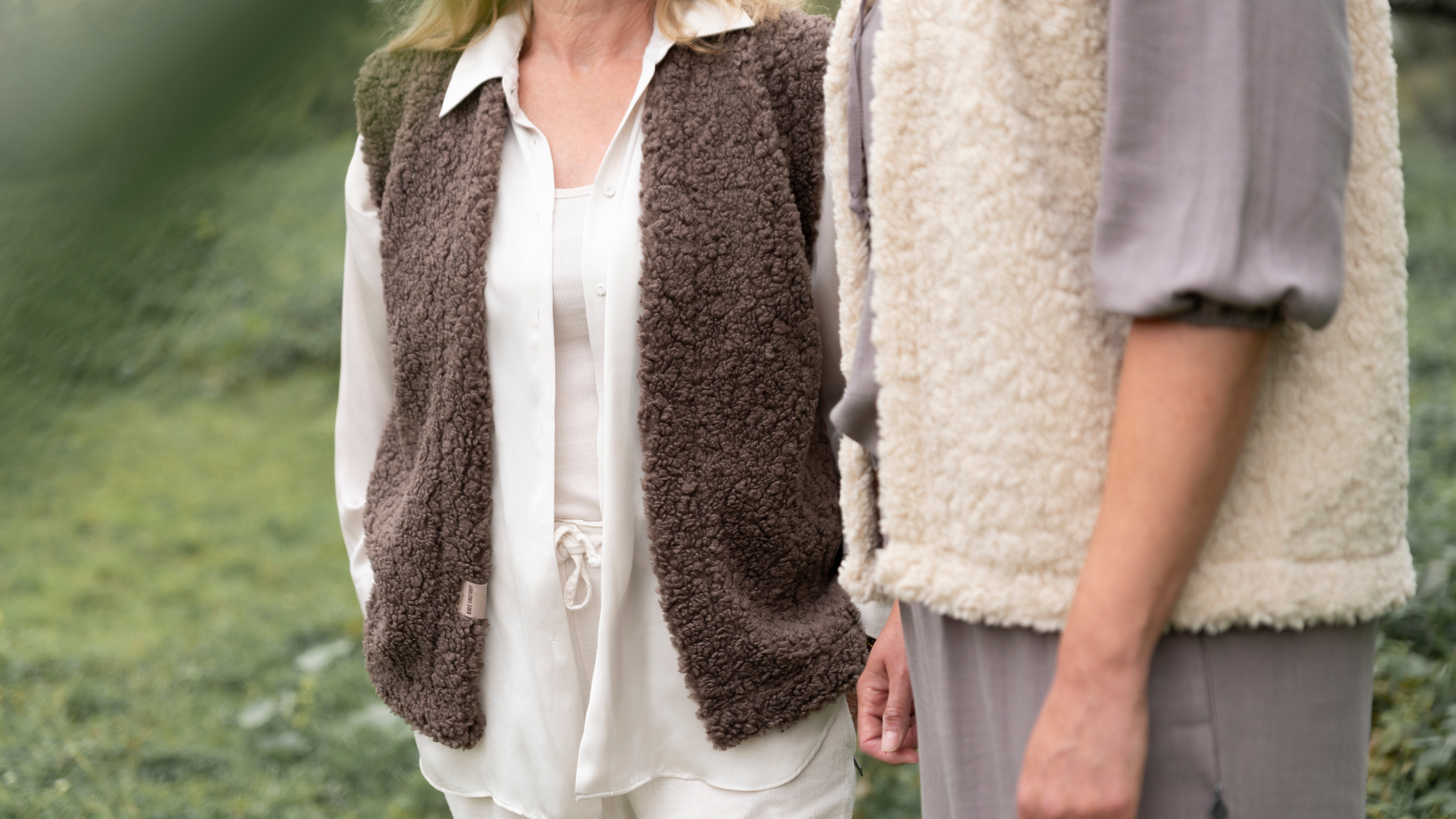 Rosie Gilet Teddy Taupe - 36/44