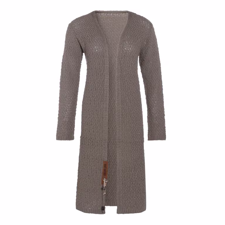 Luna Long Knitted Cardigan Marron - 40/42