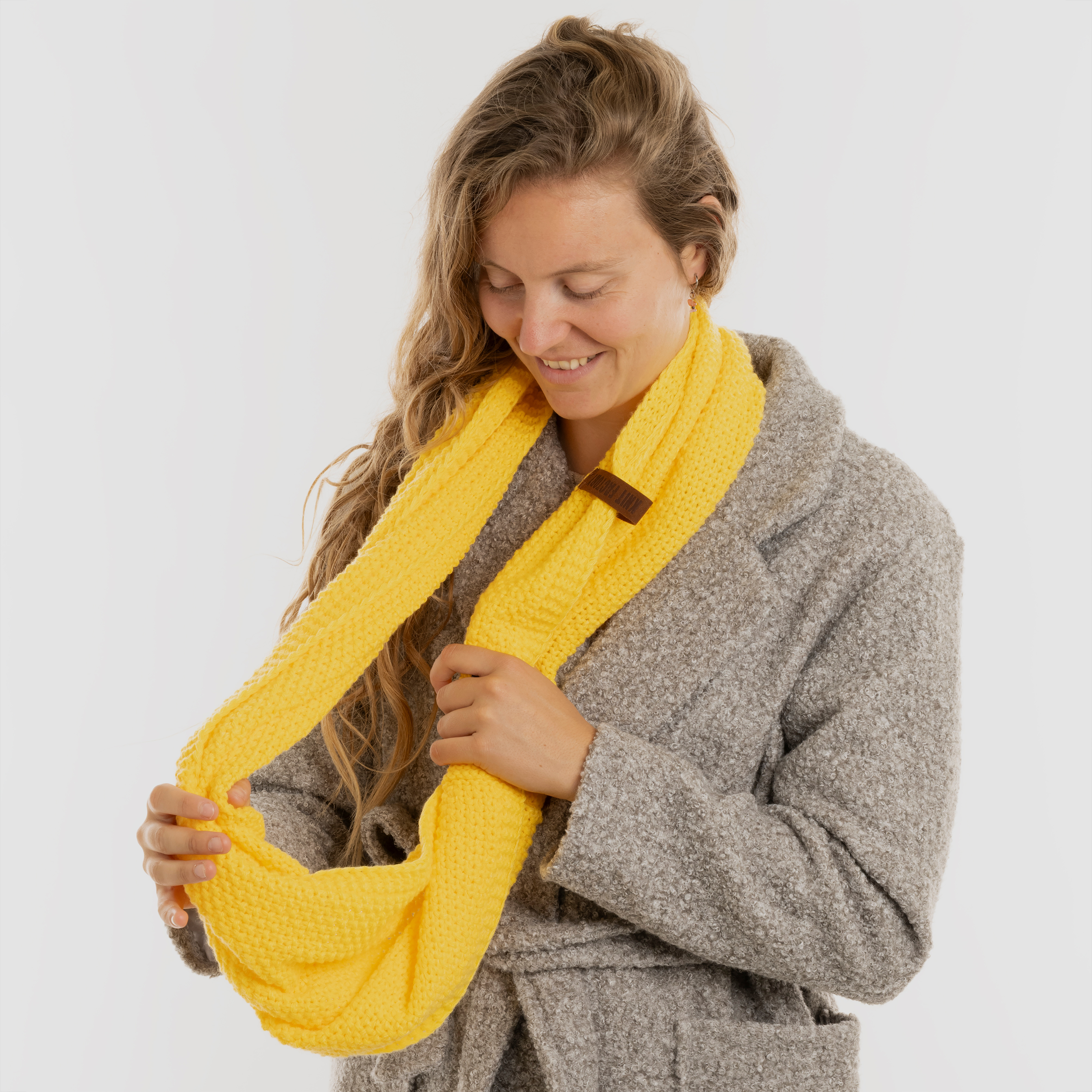 Coco Infinity Scarf Canario Yellow