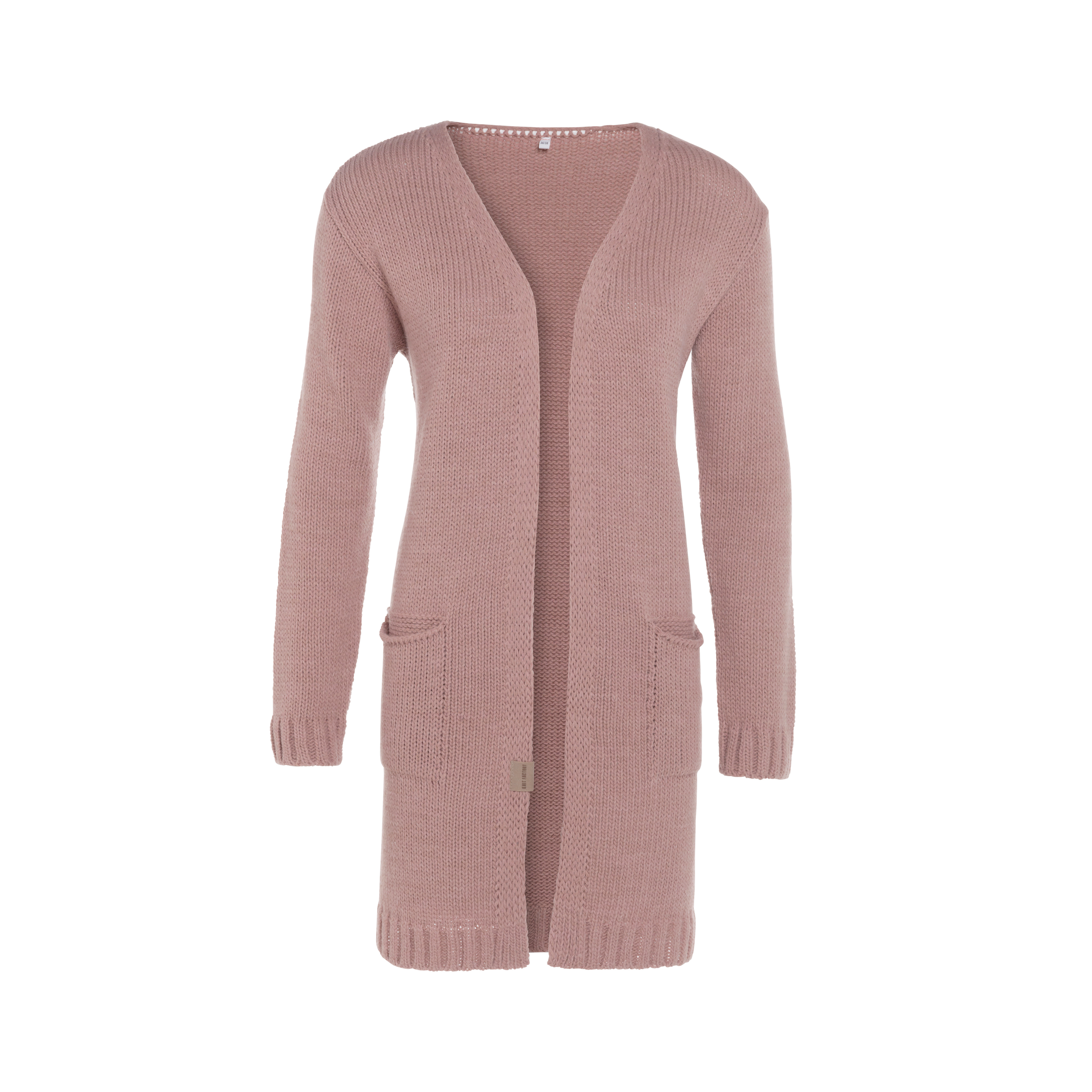 Ruby Knitted Cardigan Old Pink - 40/42 - With side pockets Ruby Knitted Cardigan Old Pink - 40/42 - With side pockets