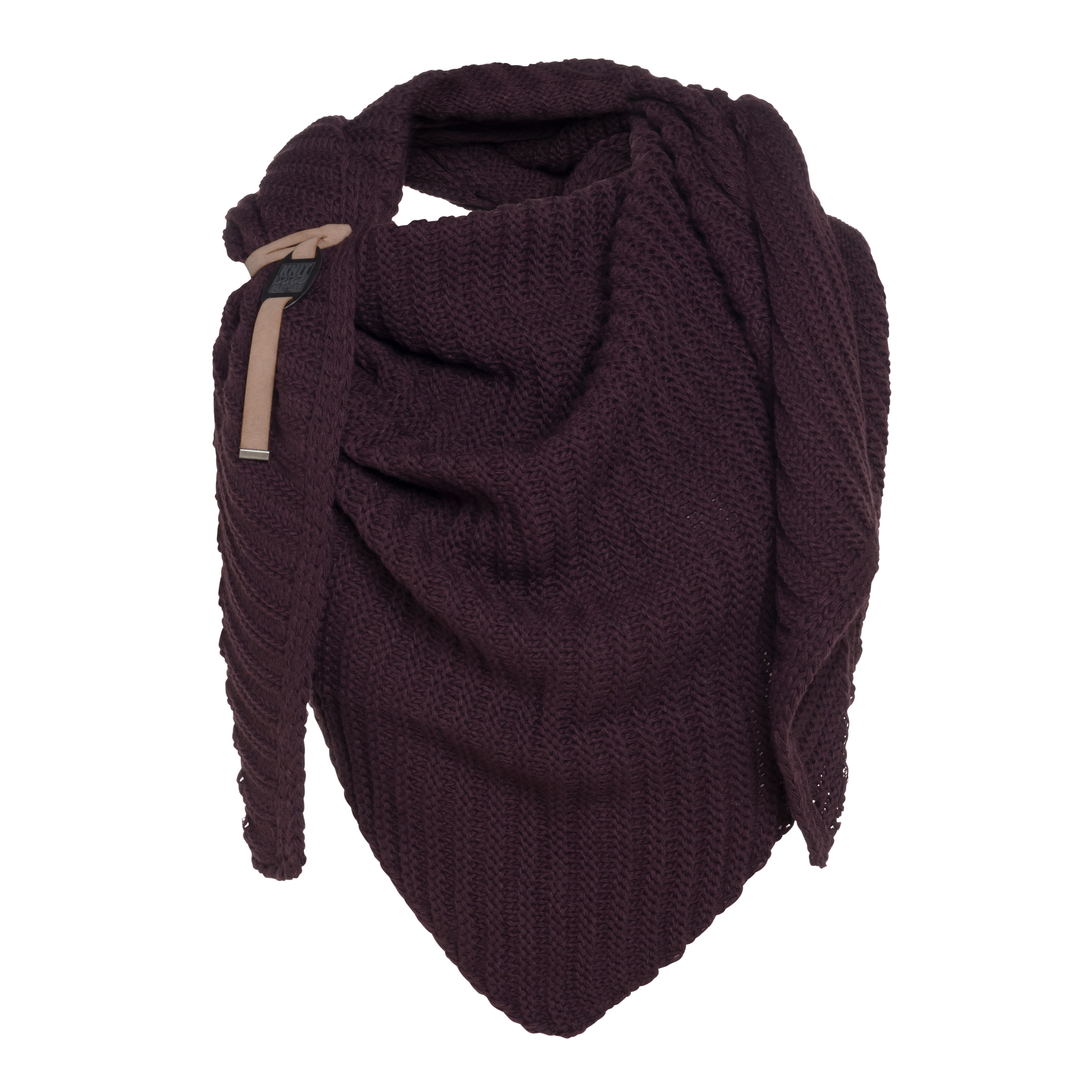 Demy Dreiecksschal Aubergine