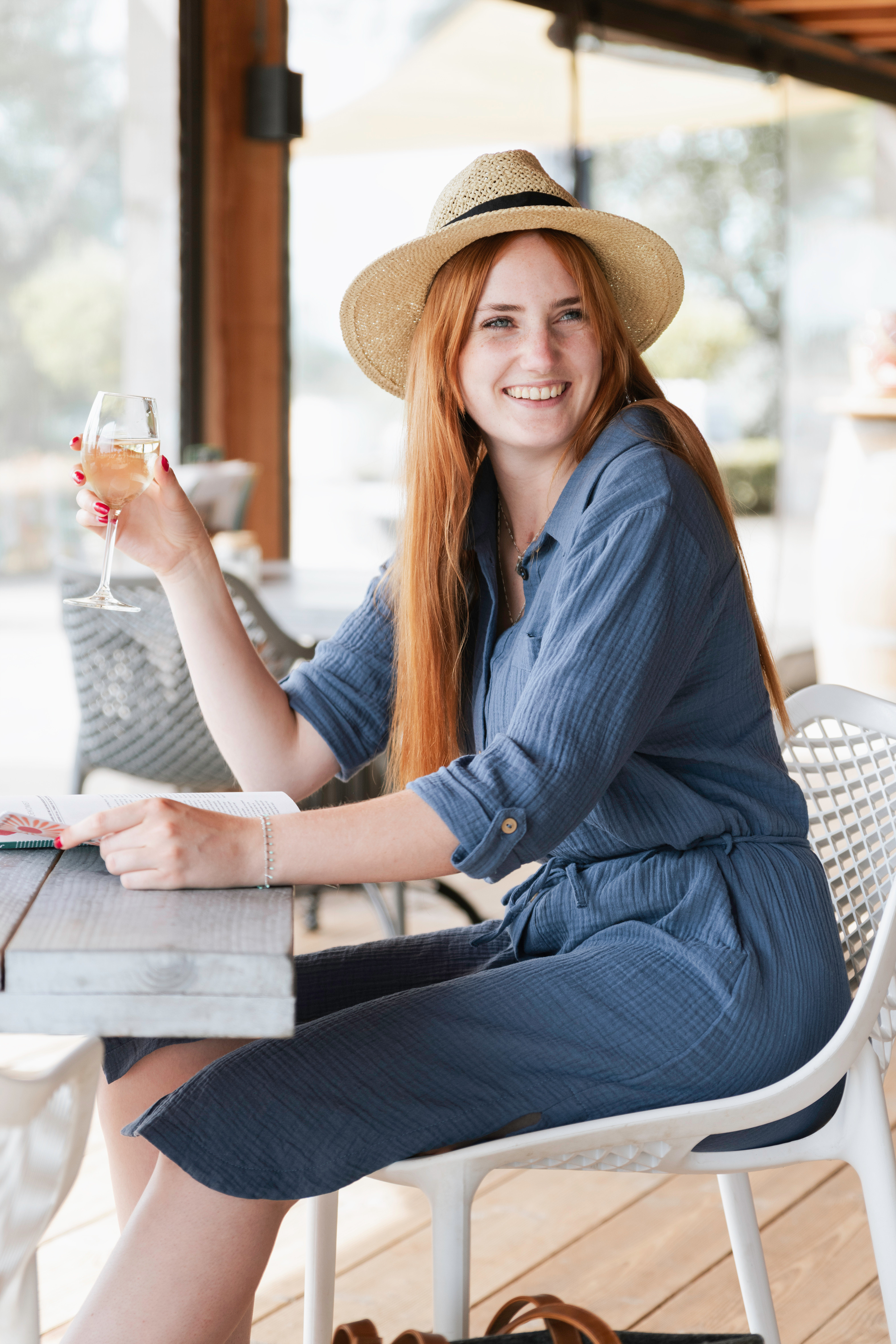 Kim Shirt Dress Indigo - L