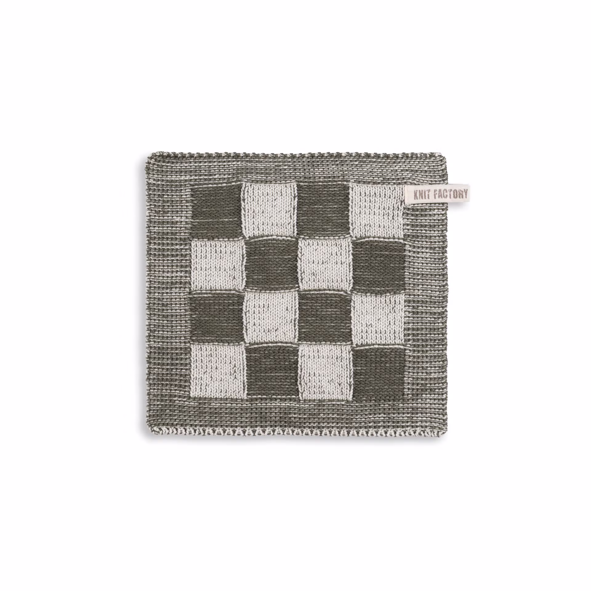 Pannenlap Block Ecru/Khaki