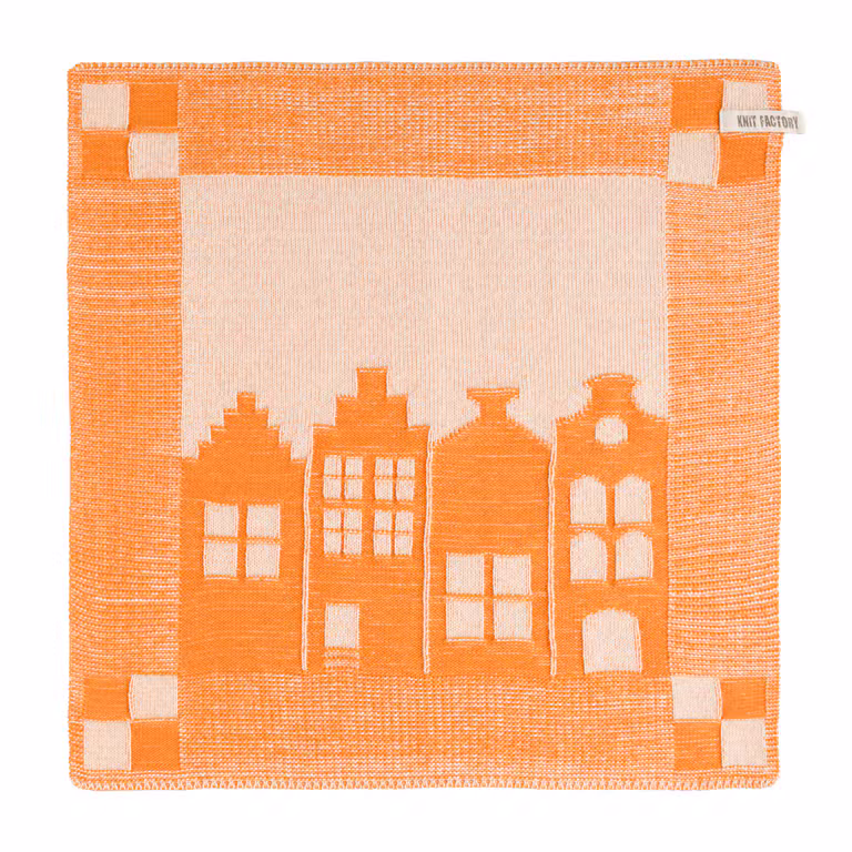 Küchentuch House Ecru/Orange
