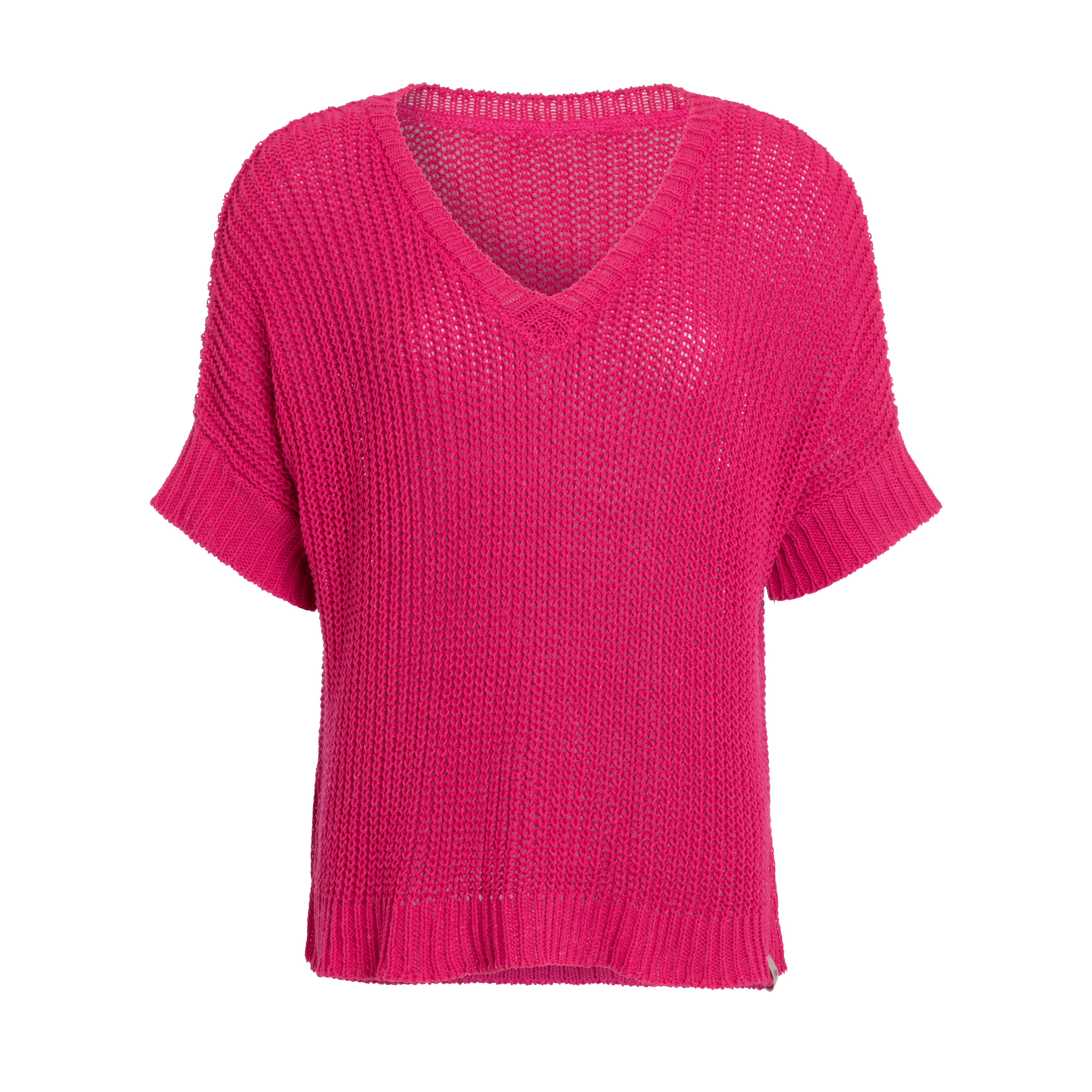 Daisy V-Hals Trui Fuchsia - 36/44