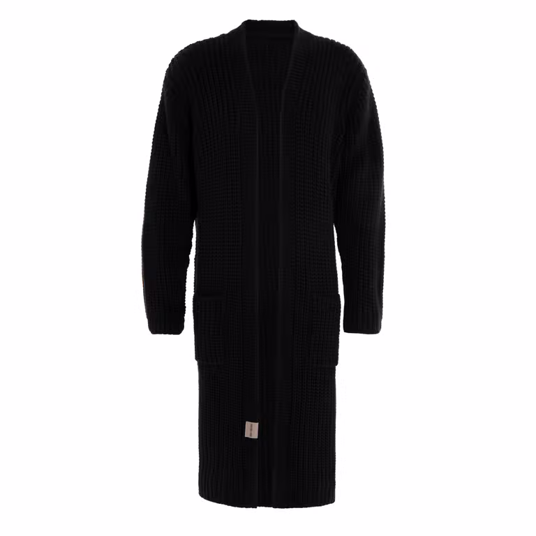 Marlo Long Knitted Cardigan Black - 36/38