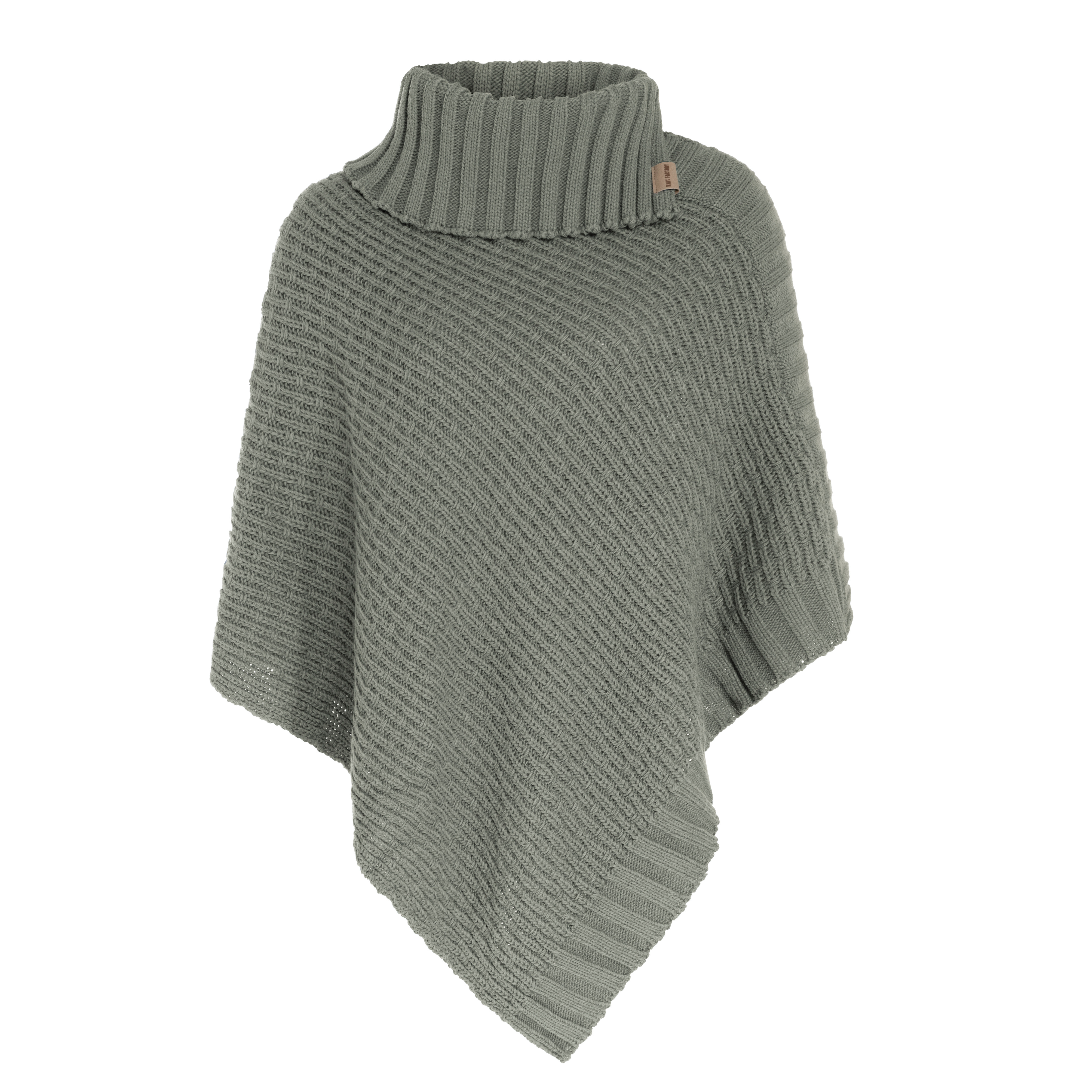 Nicky Gebreide Poncho Urban Green