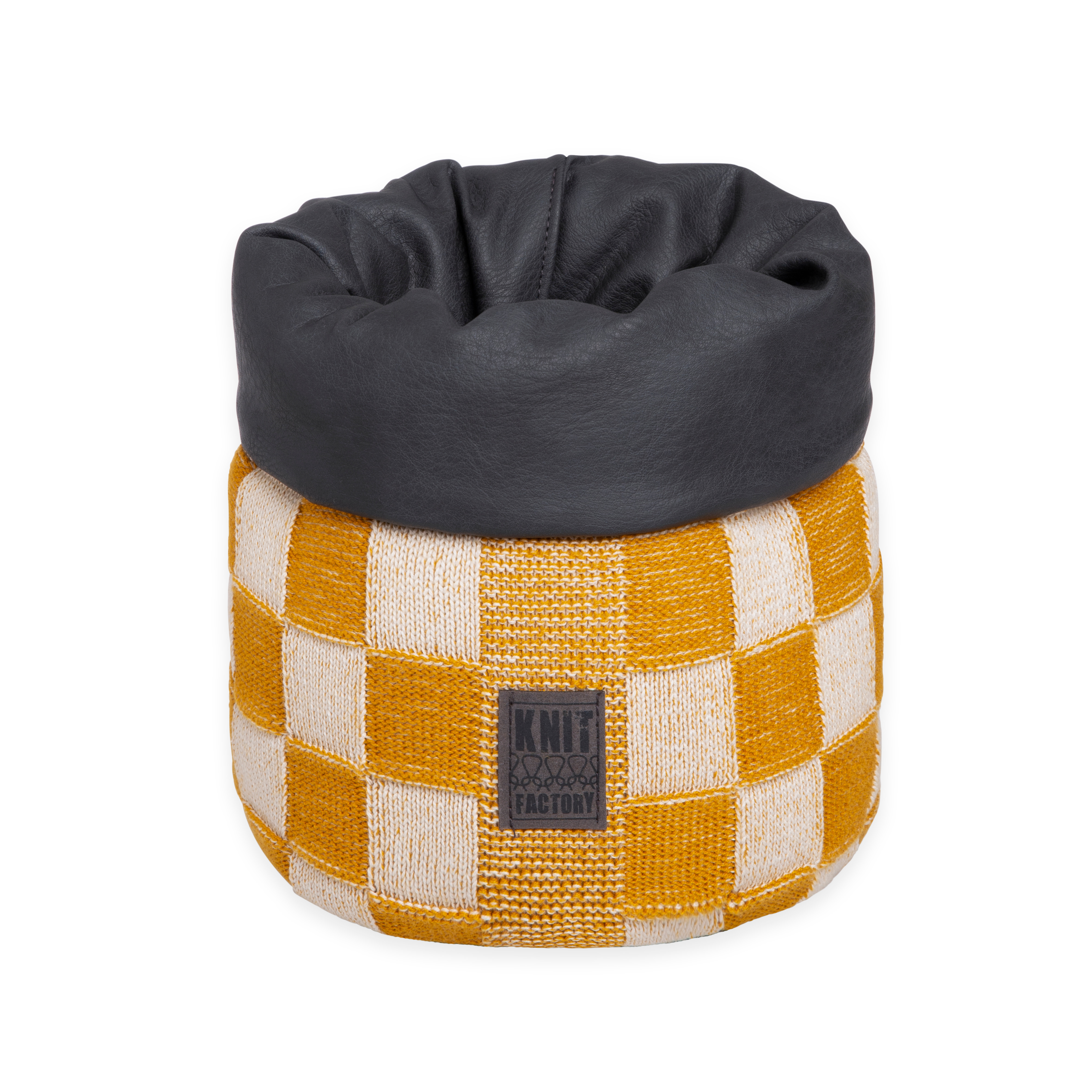 Basket Block Ecru/Ochre - 25 cm