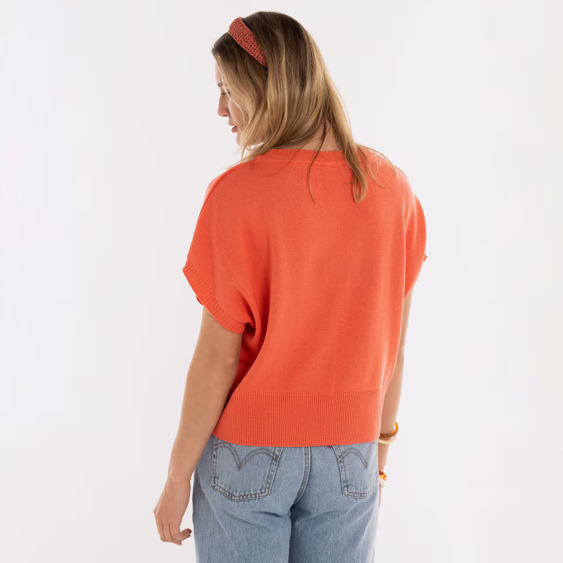 Casy Pullover Sunset Orange - 36/38