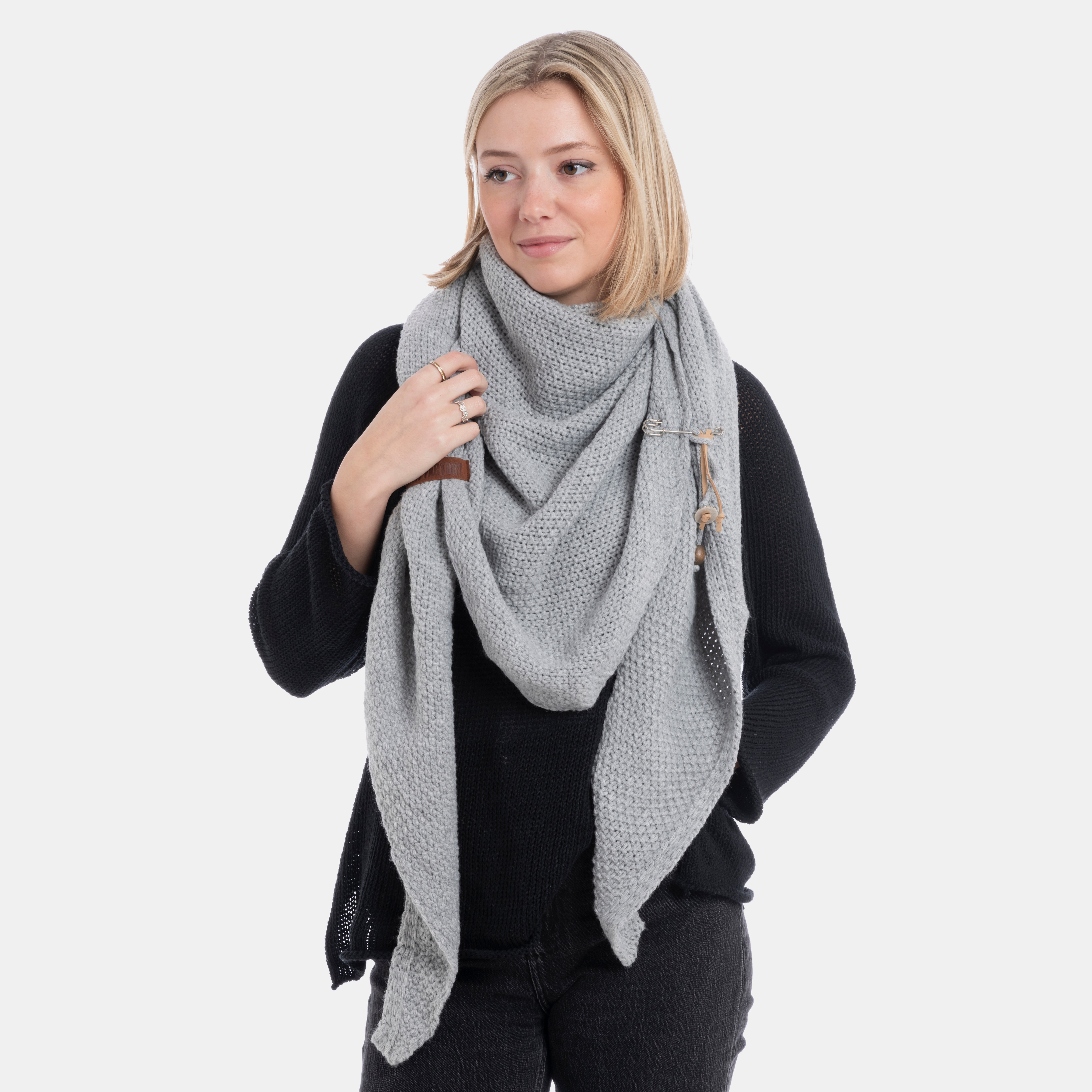 Coco Dreiecksschal Grau
