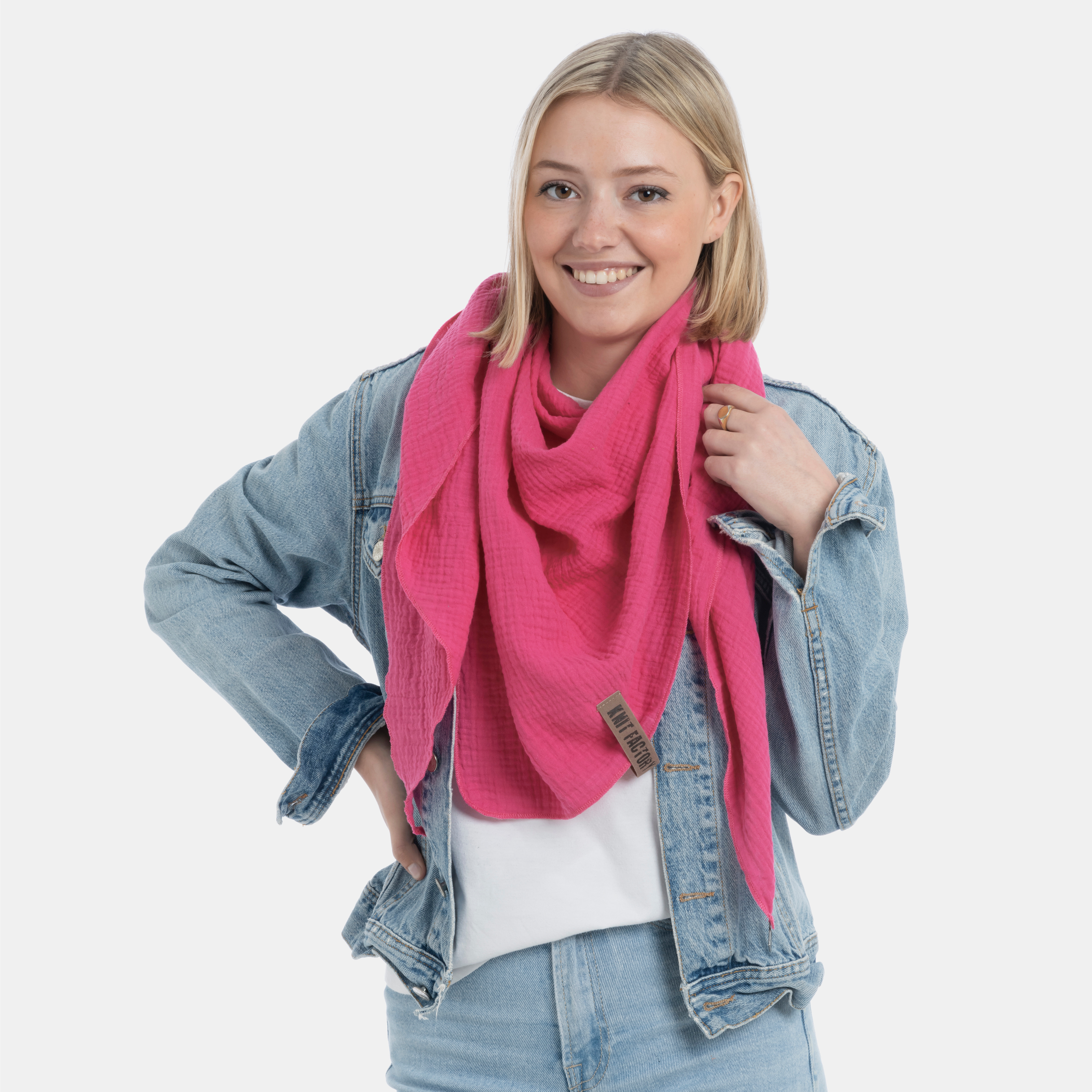 Liv Omslagdoek Fuchsia