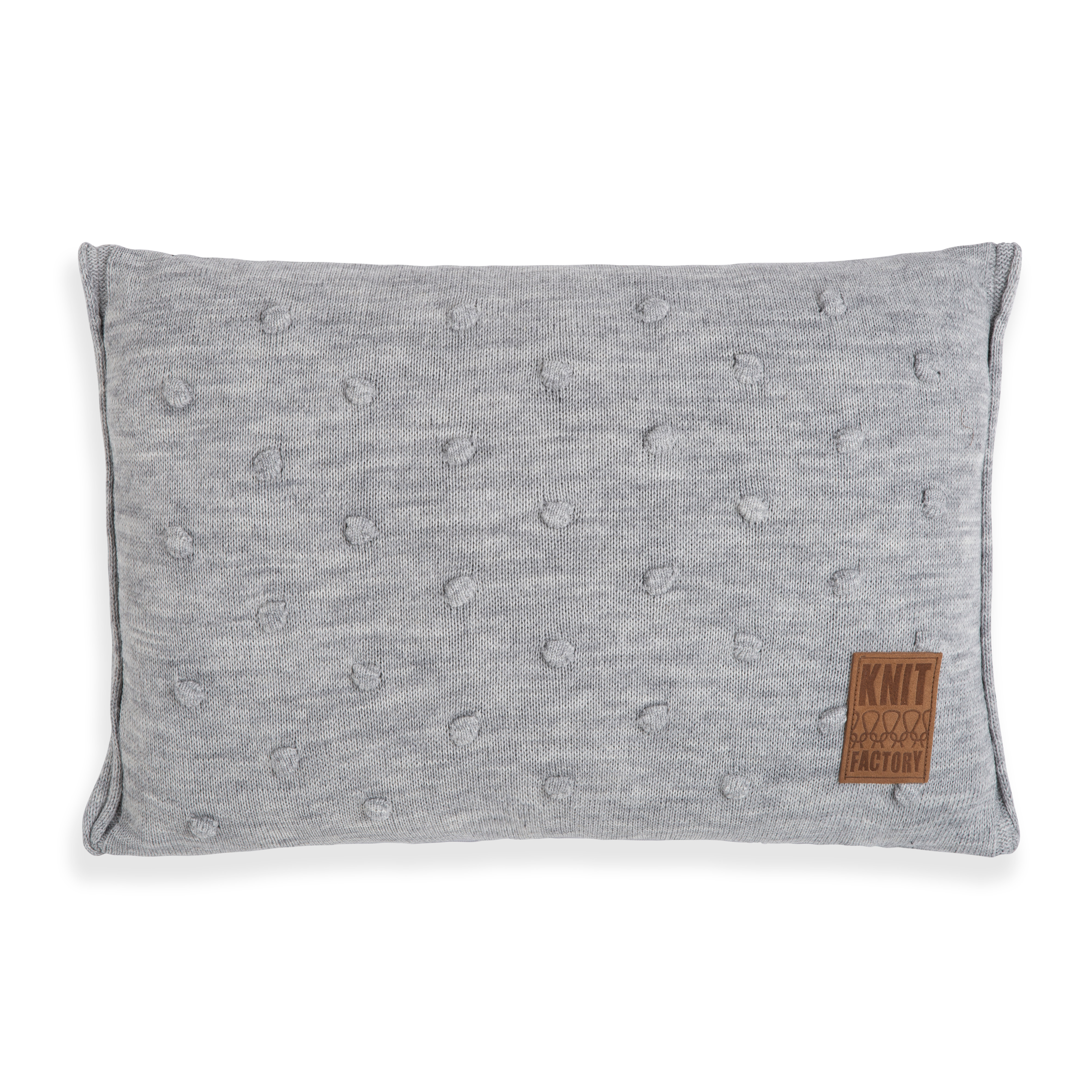 Noa Cushion Light Grey - 60x40