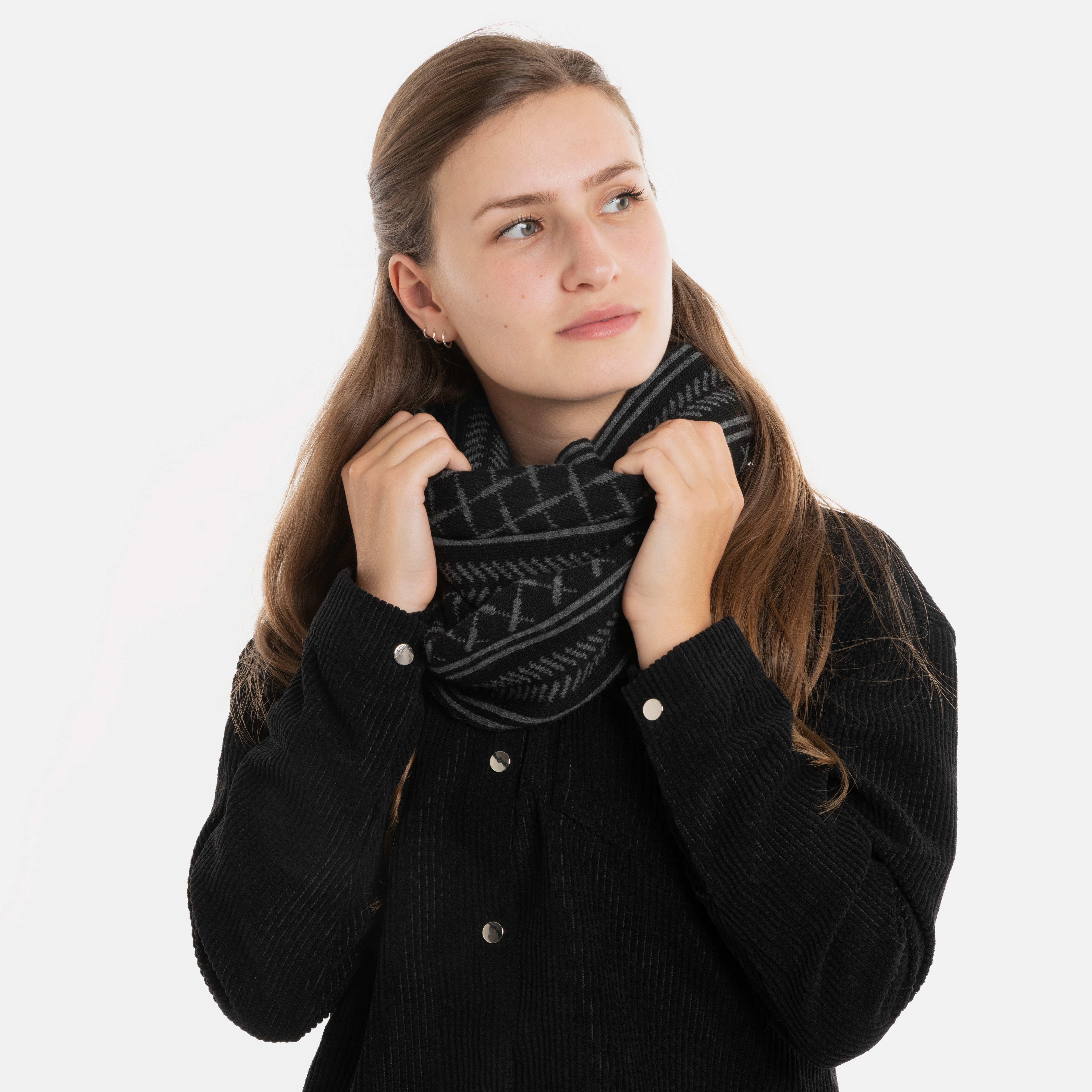 Dusk Loop Schal Schwarz/Anthrazit