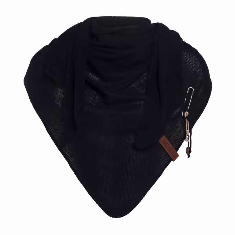 Lola Triangle Scarf Black
