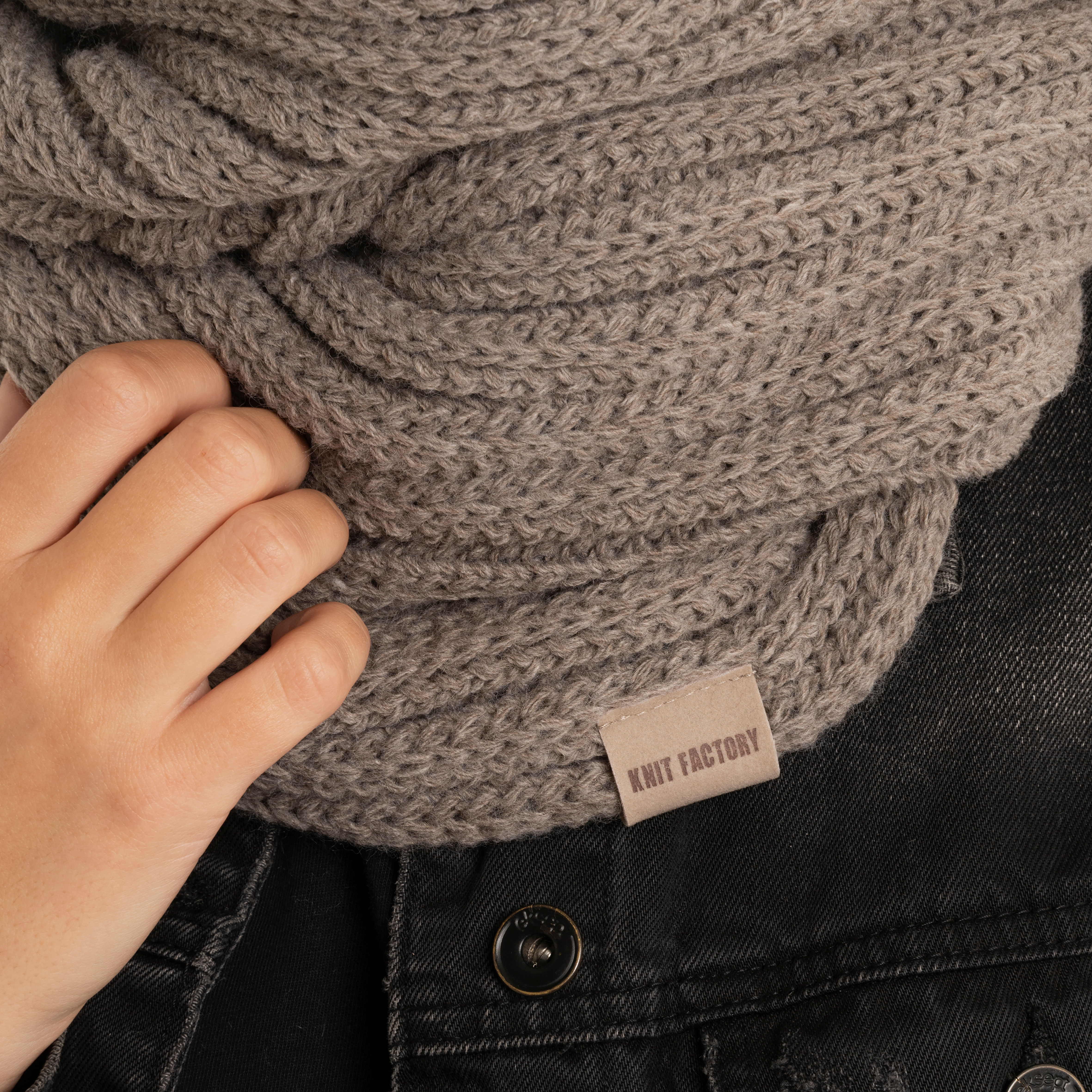 Nica Loop Schal Marron