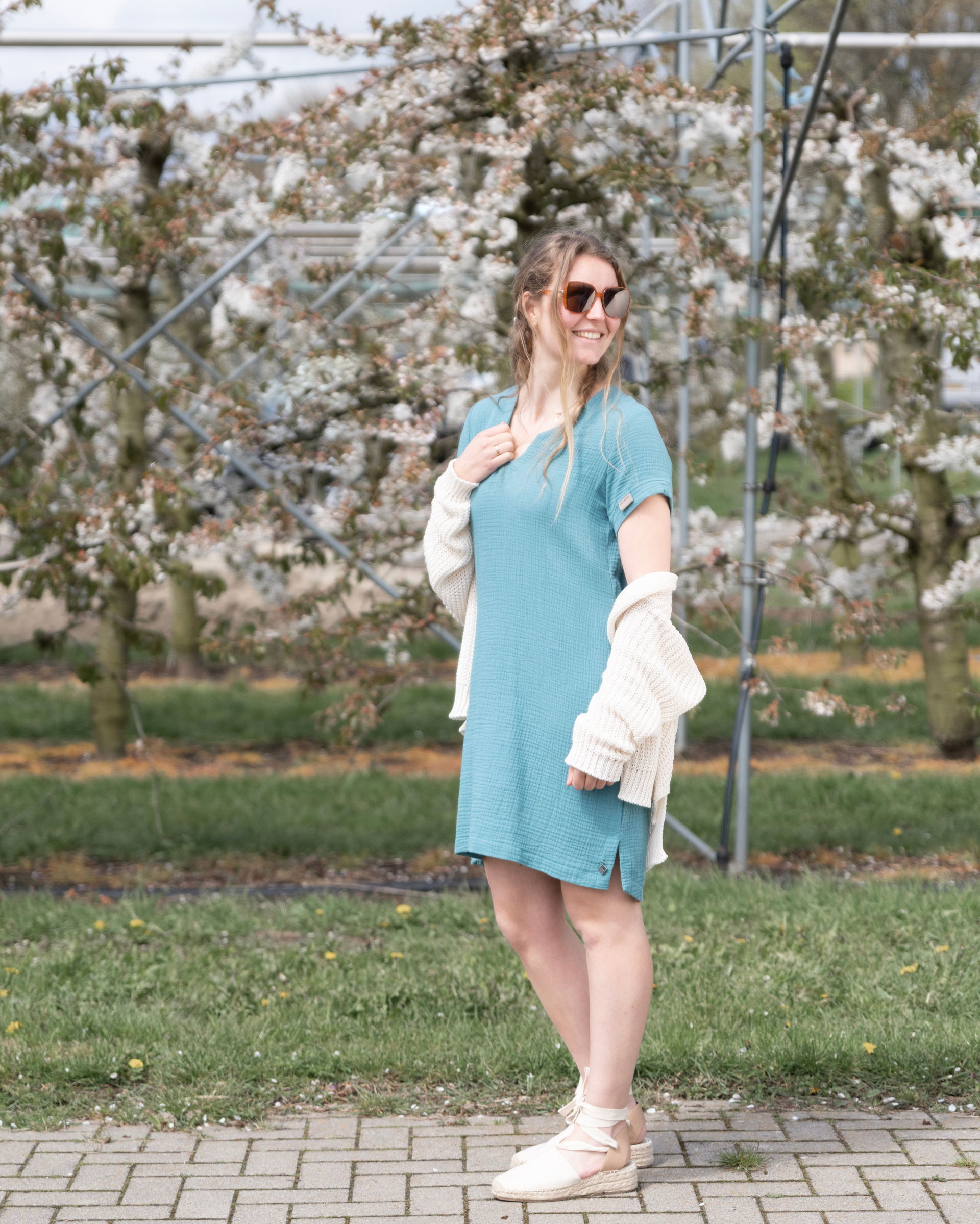 Daisy Kort Gebreid Vest Beige - 40/42