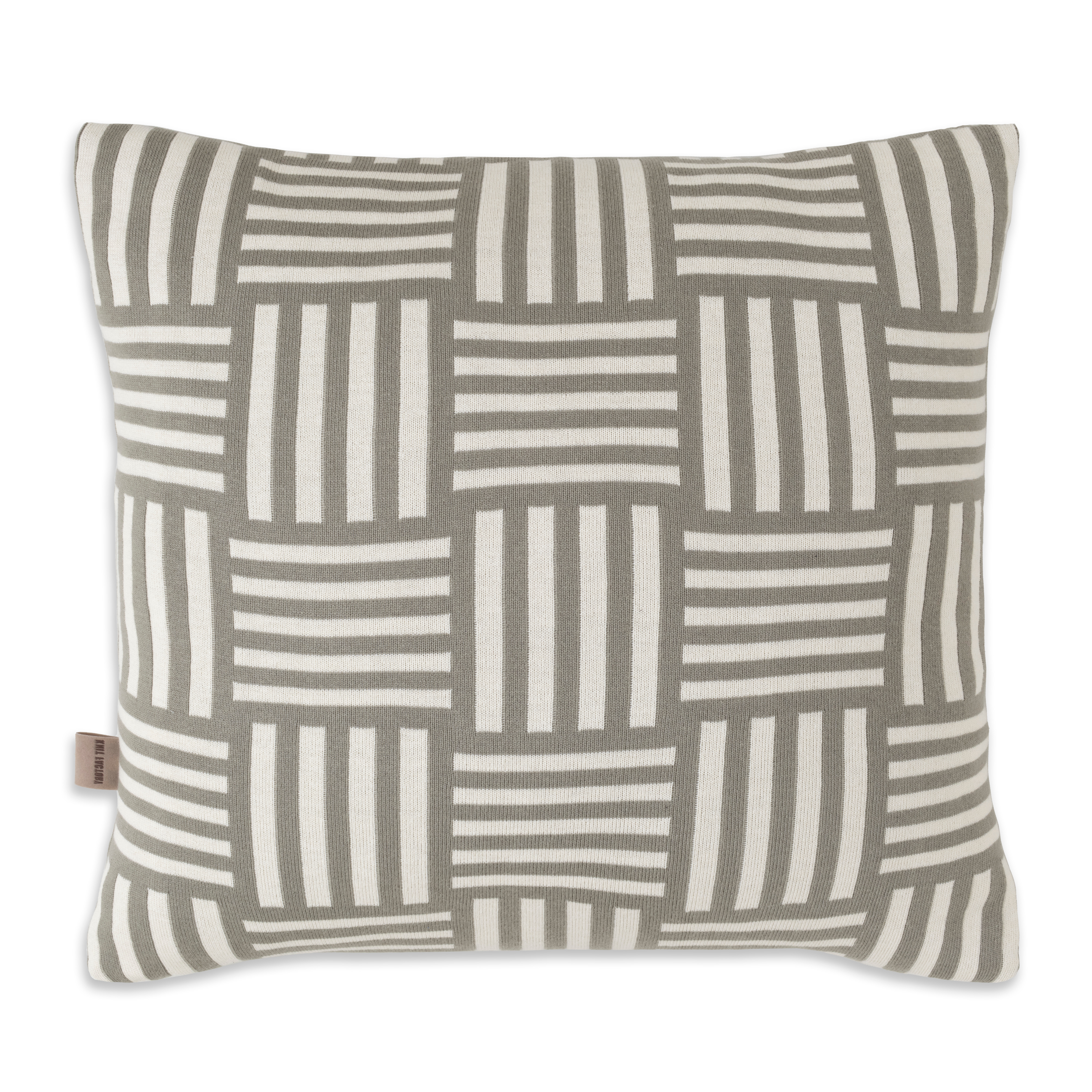 Dash Cushion Ecru/Urban Green - 50x50