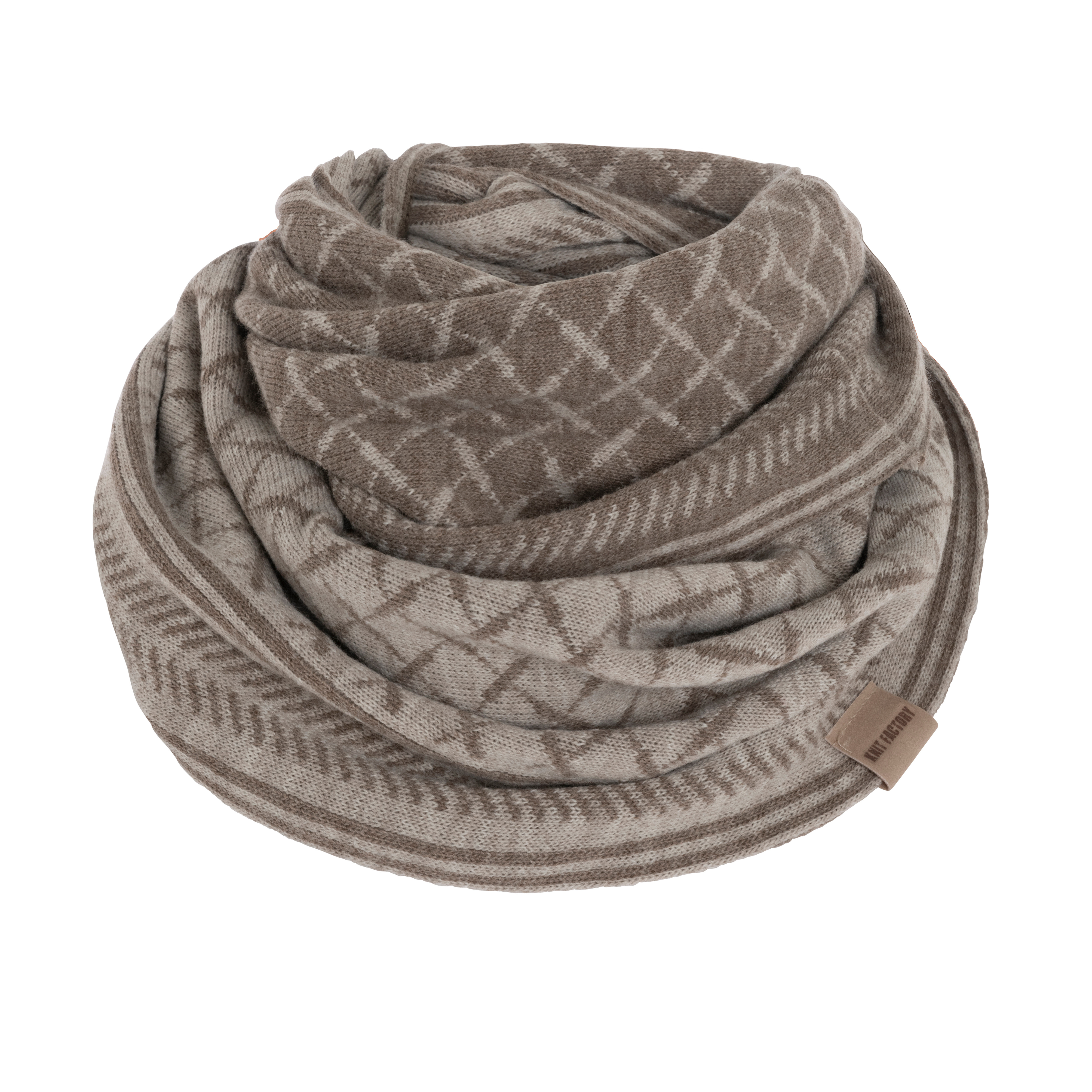 Dusk Infinity Scarf Marron/Iced Clay