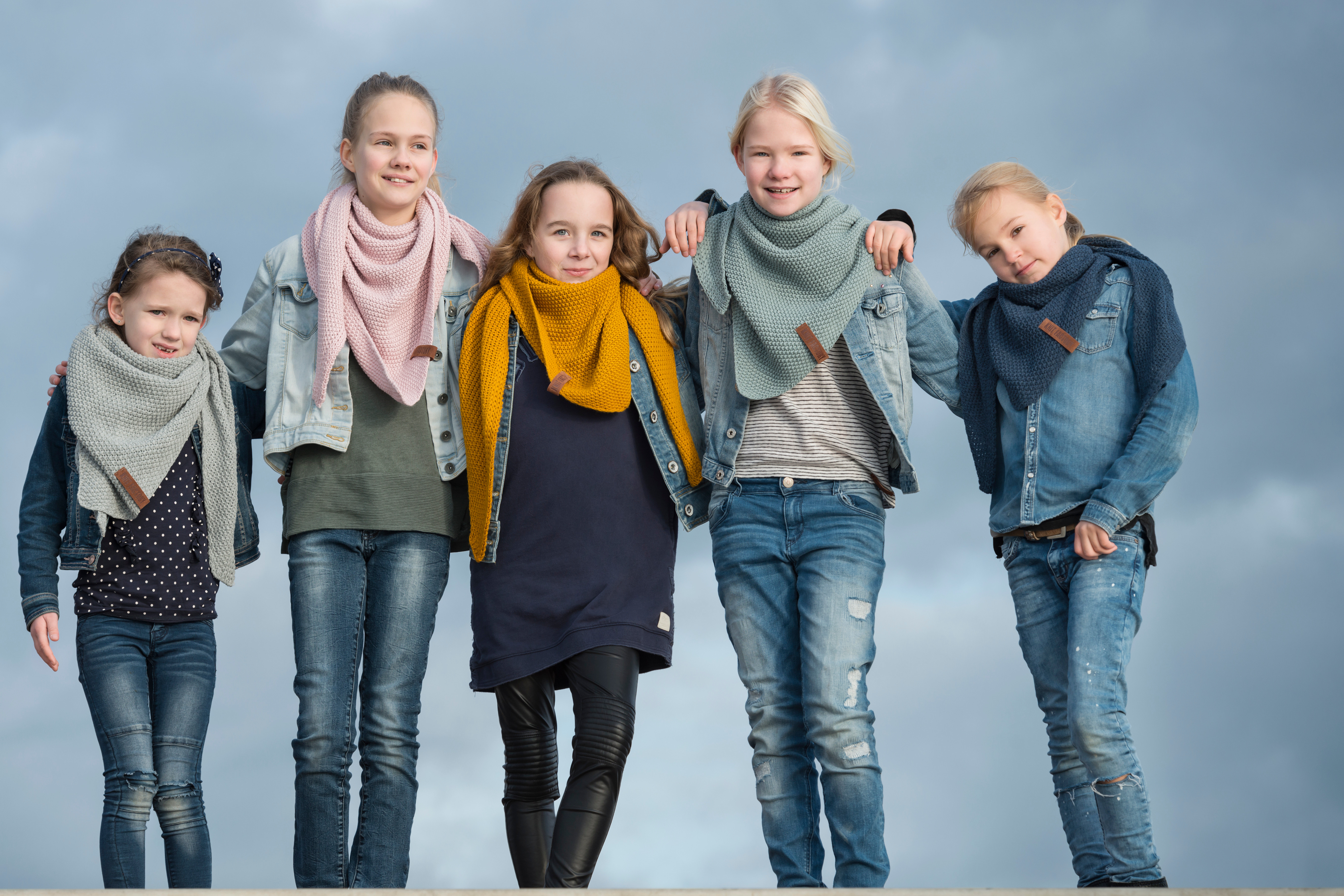 Coco Dreiecksschal Junior Ocker