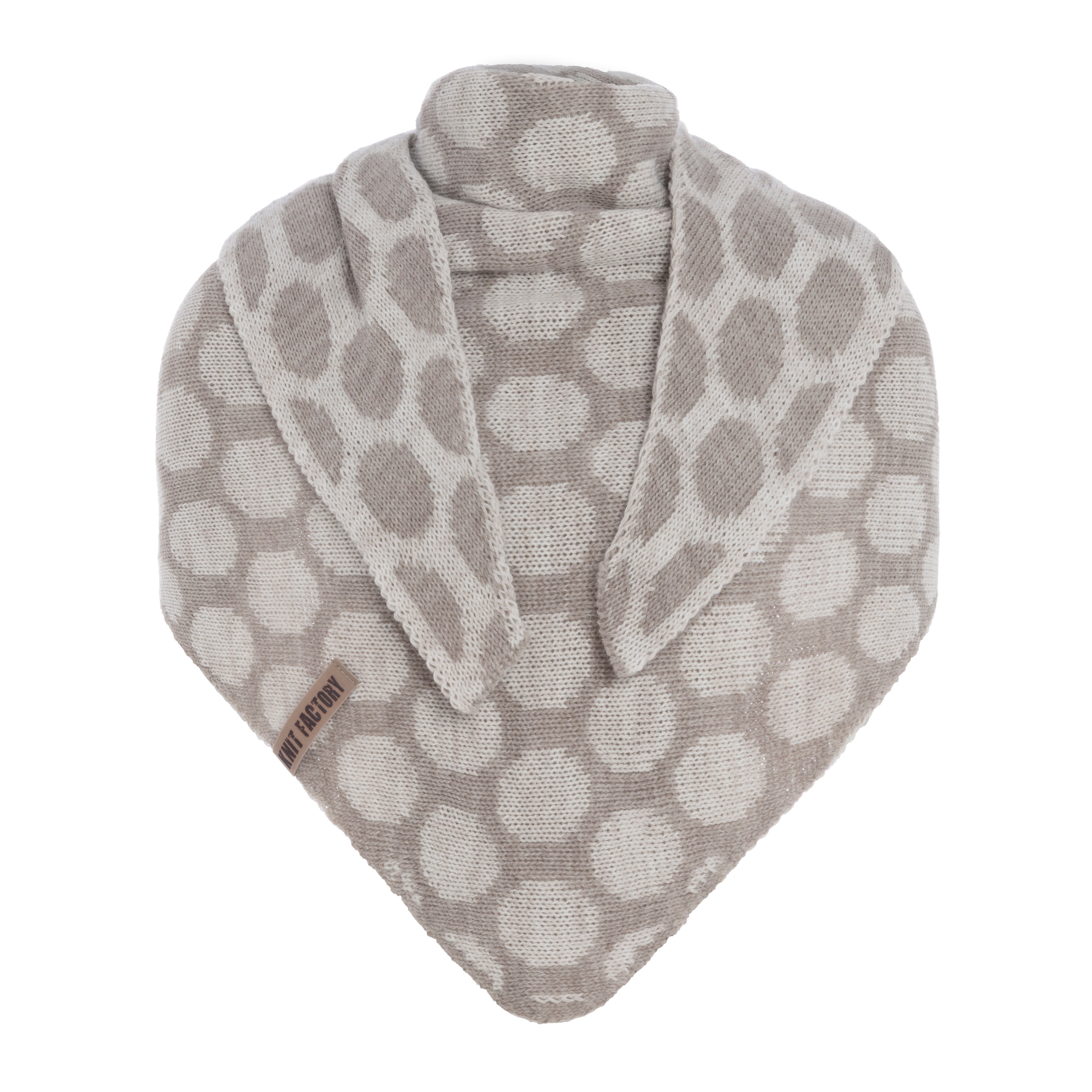 Liva Dreiecksschal Beige/Iced Clay