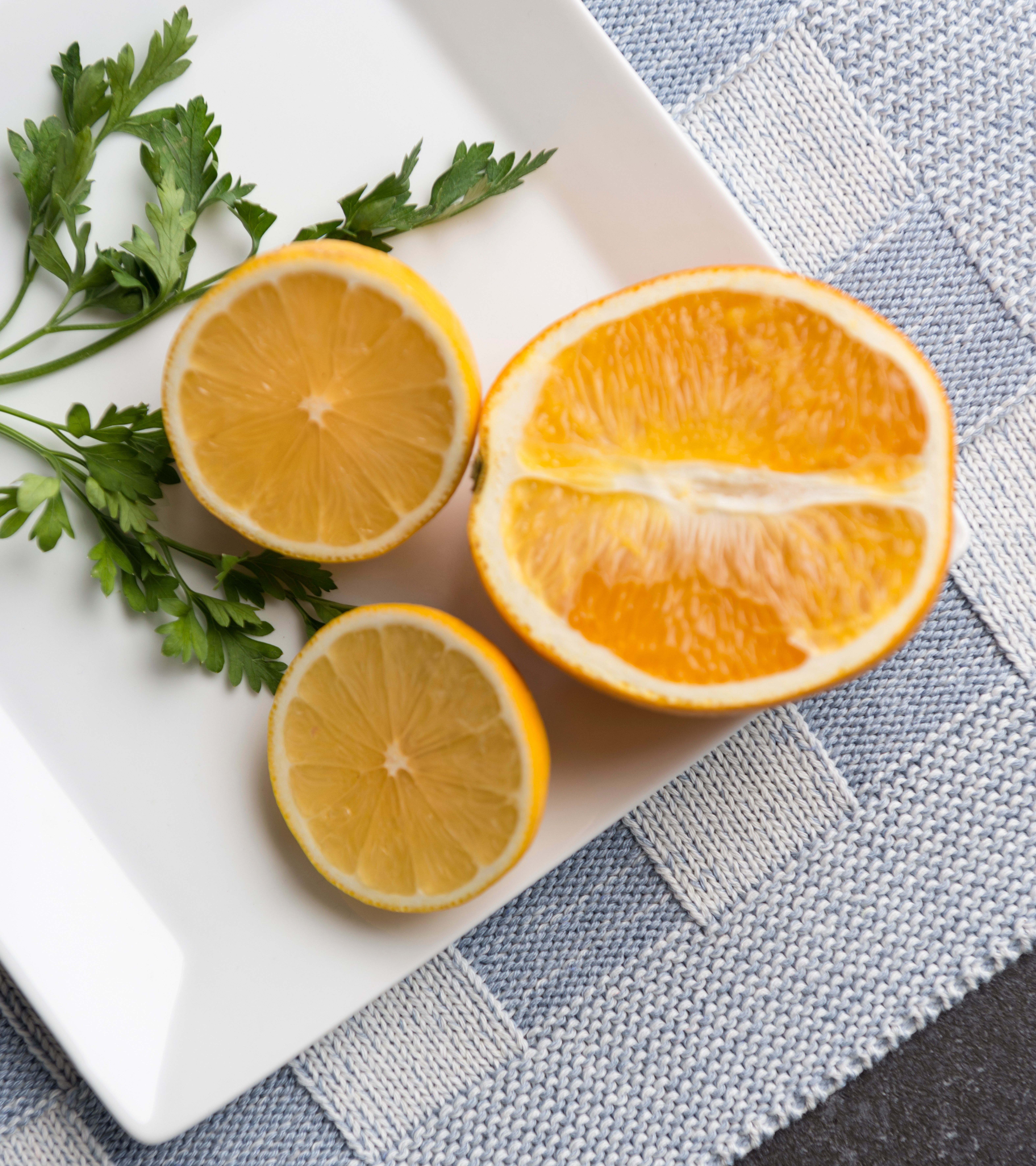 Placemat Block Ecru/Light Grey