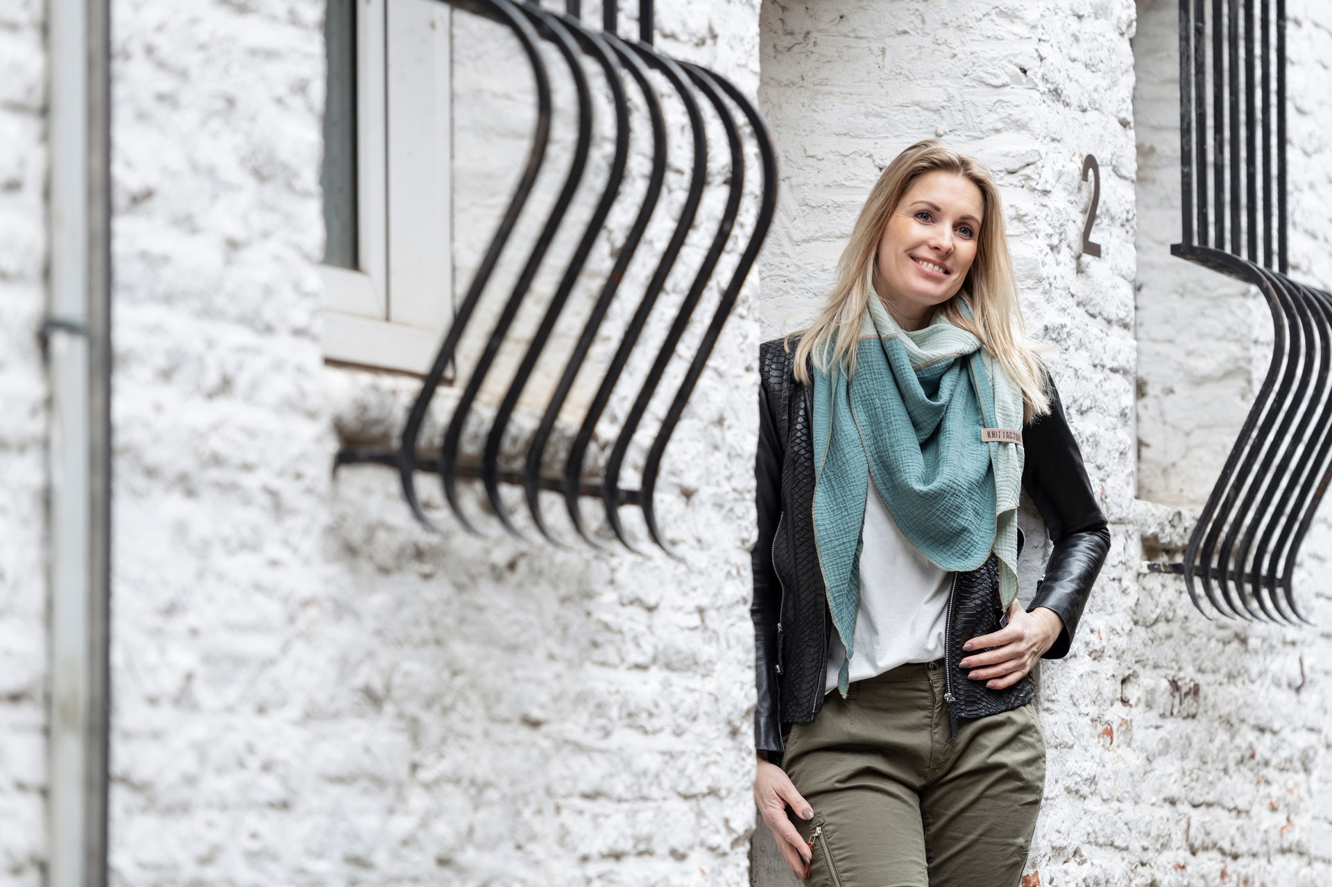 Fay Omslagdoek Oker/Citrus