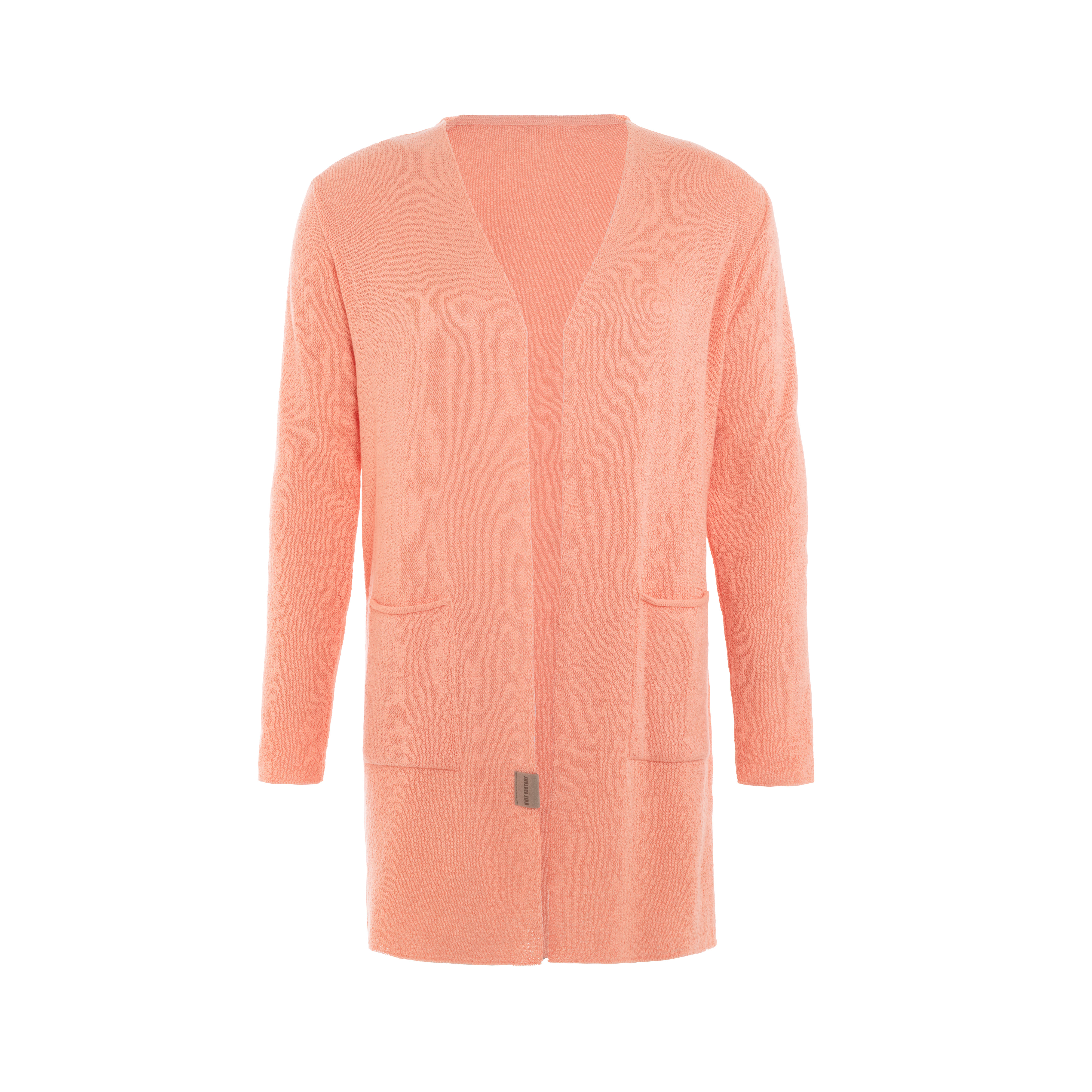 Ella Gebreid Vest Apricot - 40/42
